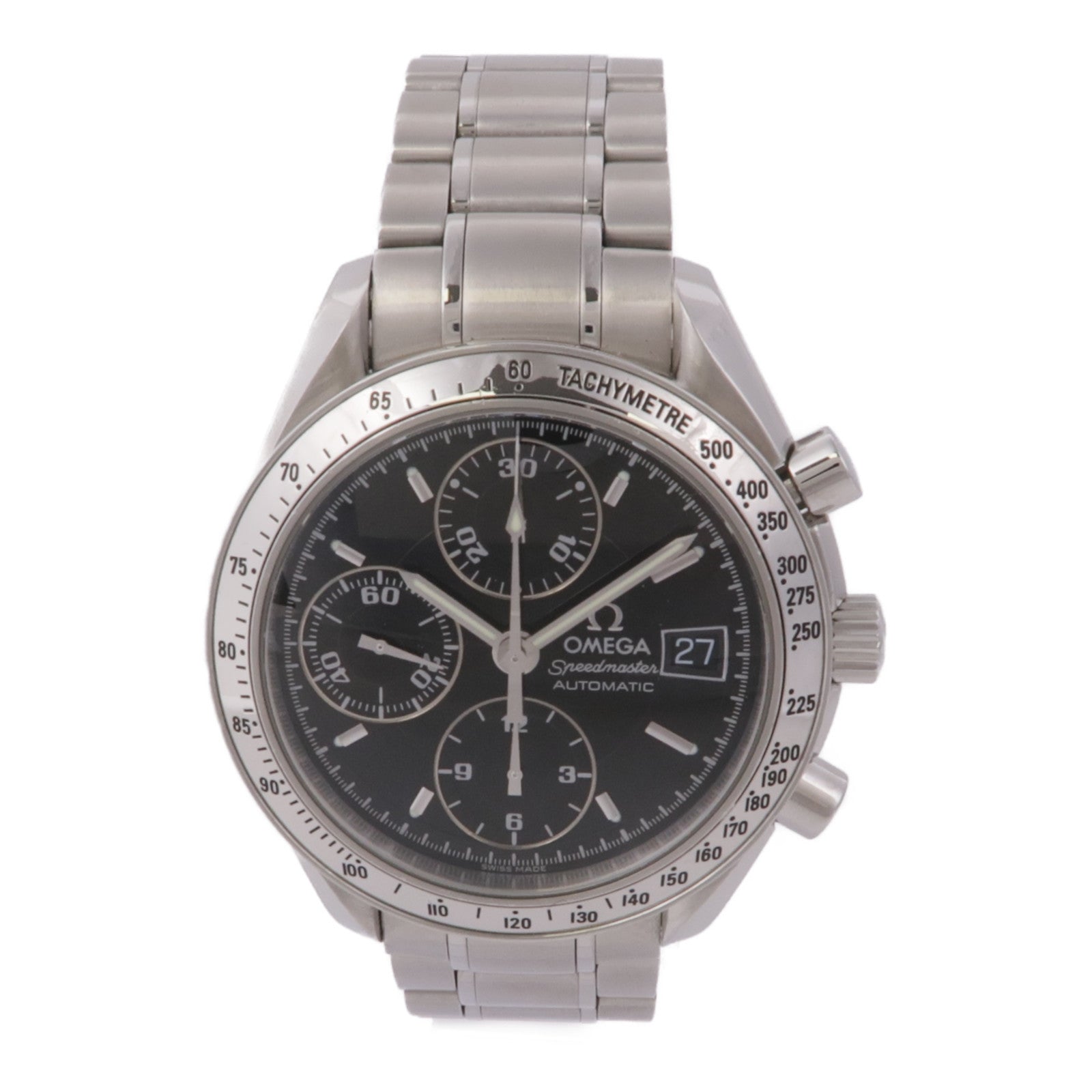 OMEGA Speedmaster Date 3513.50 Automatic Watch Stainless Steel Black