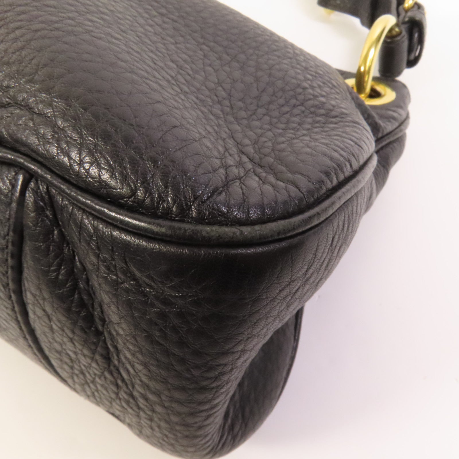 PRADA 牛皮皮革Shoulder Bag金扣肩背袋