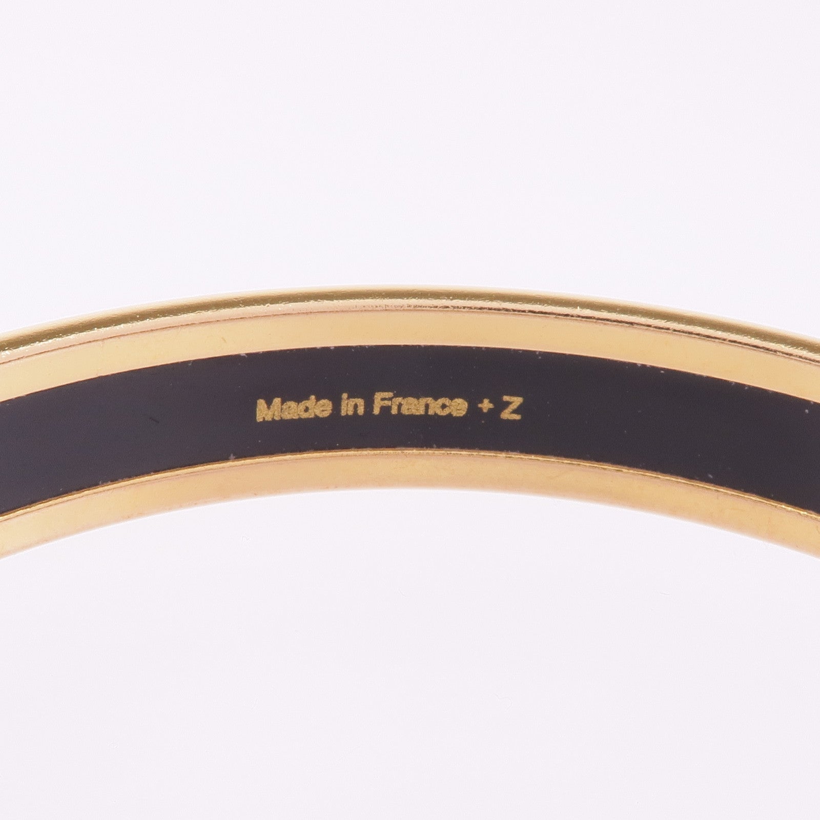 HERMES 琺瑯/金屬Bangle手鐲黑色/彩色