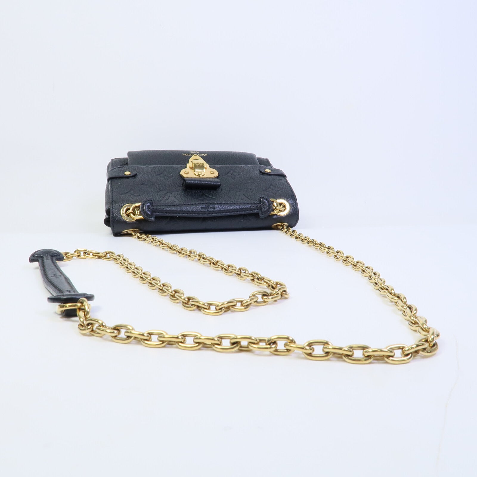 LOUIS VUITTON Monogram Empreinte Vavin BB鏈帶肩背袋