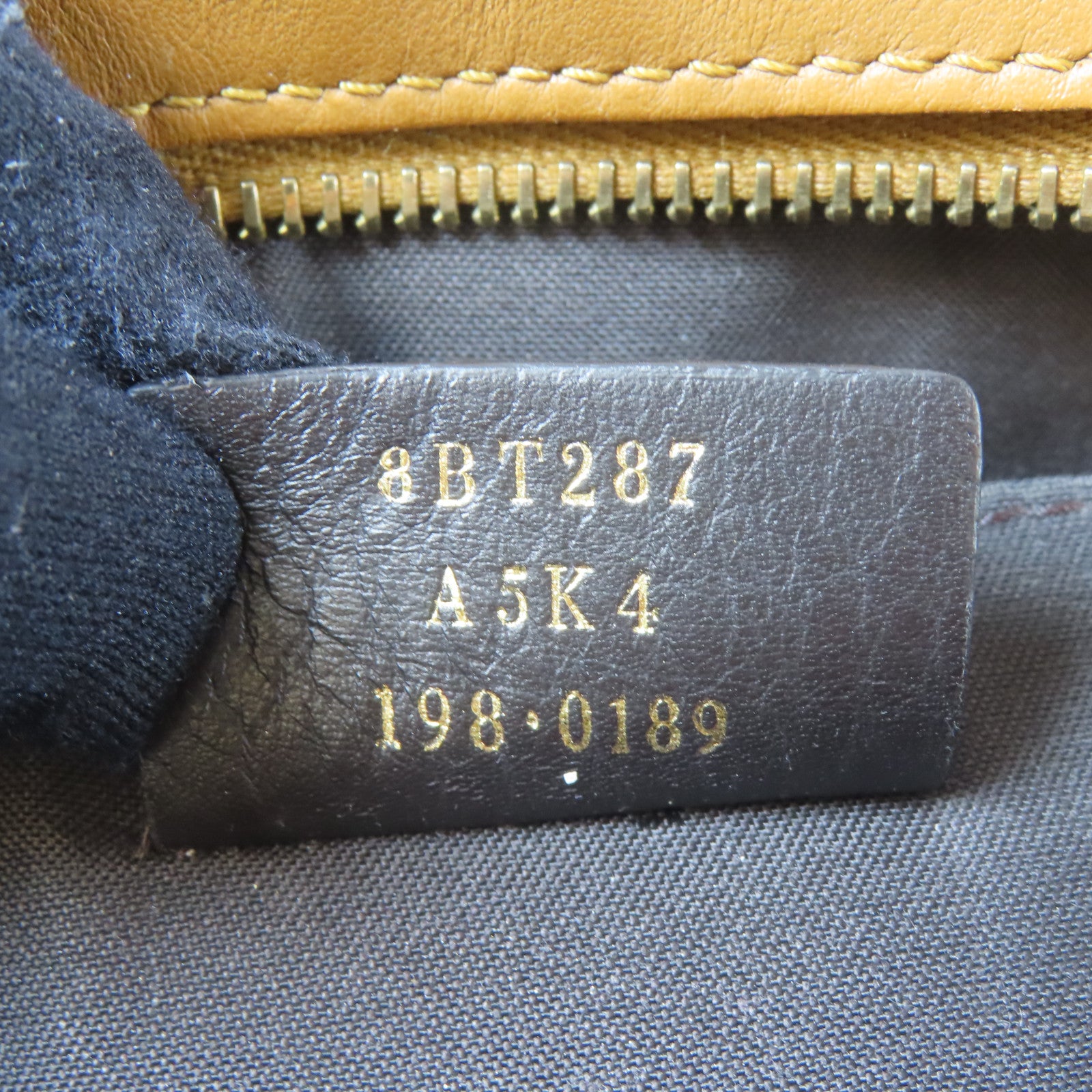 FENDI 牛皮皮革/塗層帆布Shoulder Bag金扣肩背袋啡色
