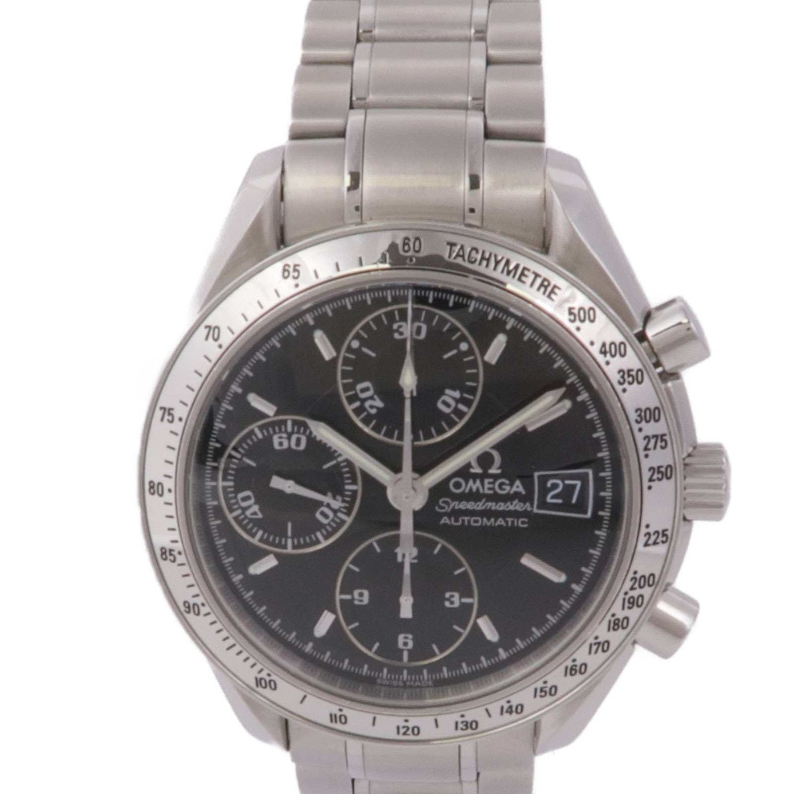 OMEGA Speedmaster Date 3513.50 Automatic Watch Stainless Steel Black
