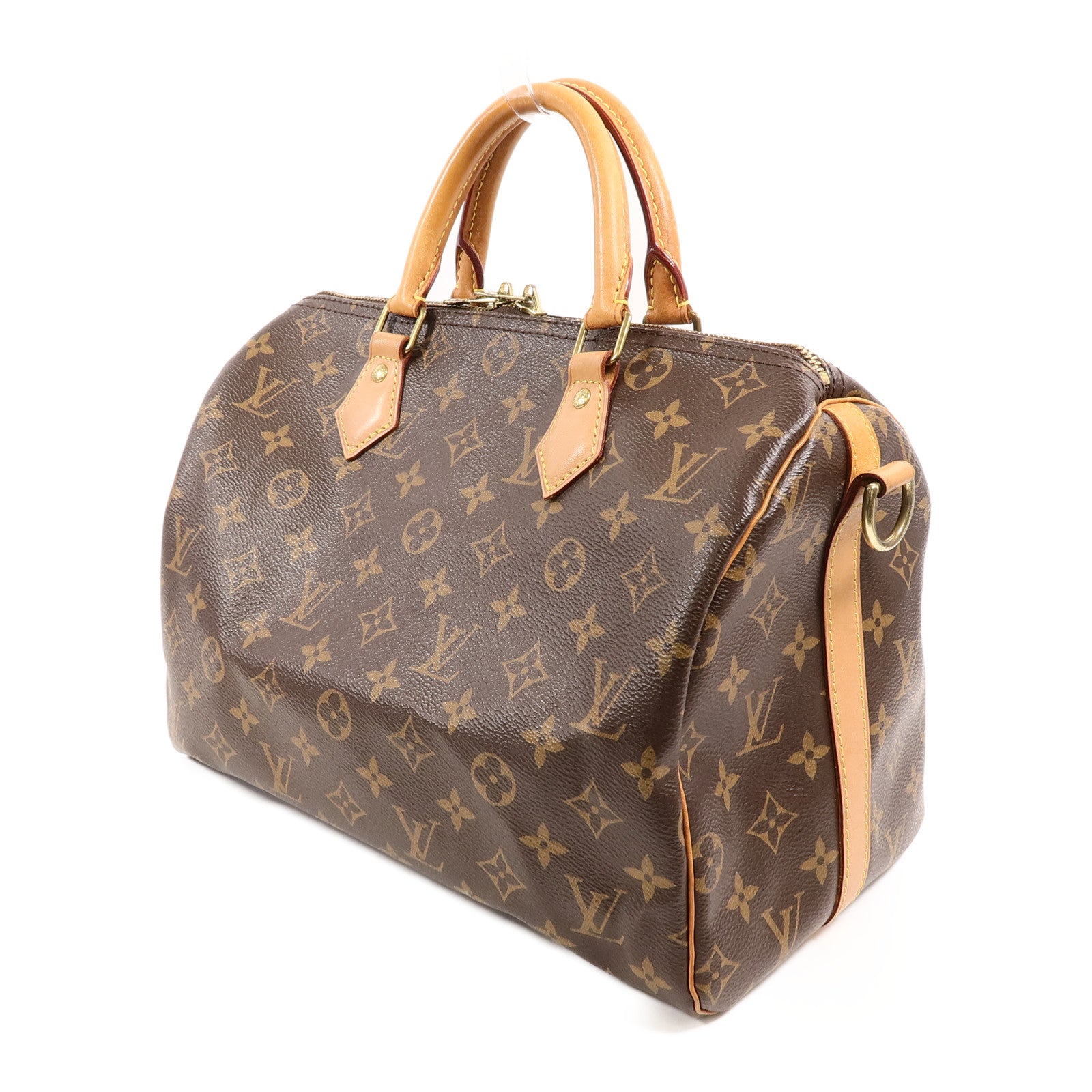 LOUIS VUITTON Monogram Speedy Bandouliere 30手挽肩背兩用袋