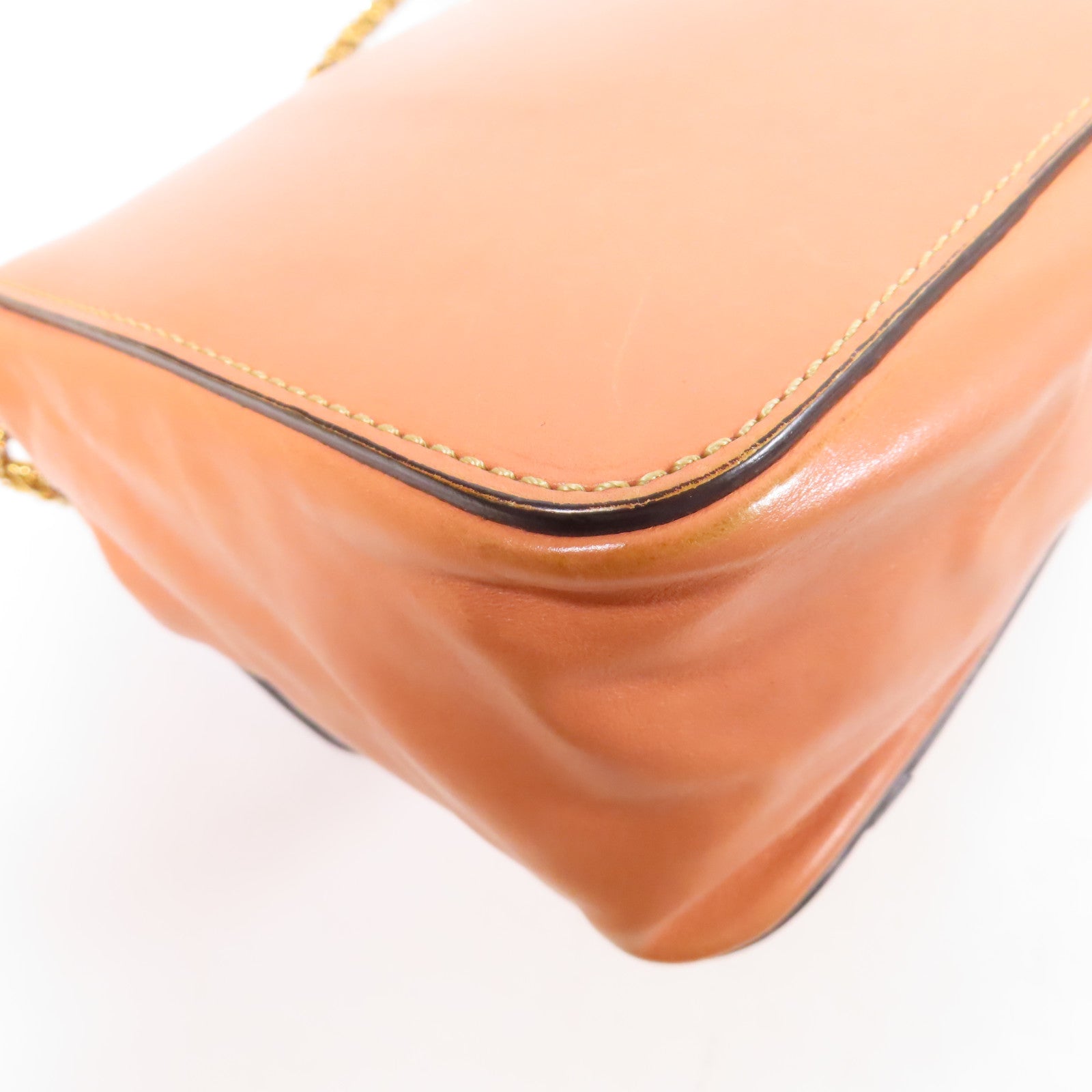 Chloe 牛皮皮革Shoulder Bag金扣肩背袋
