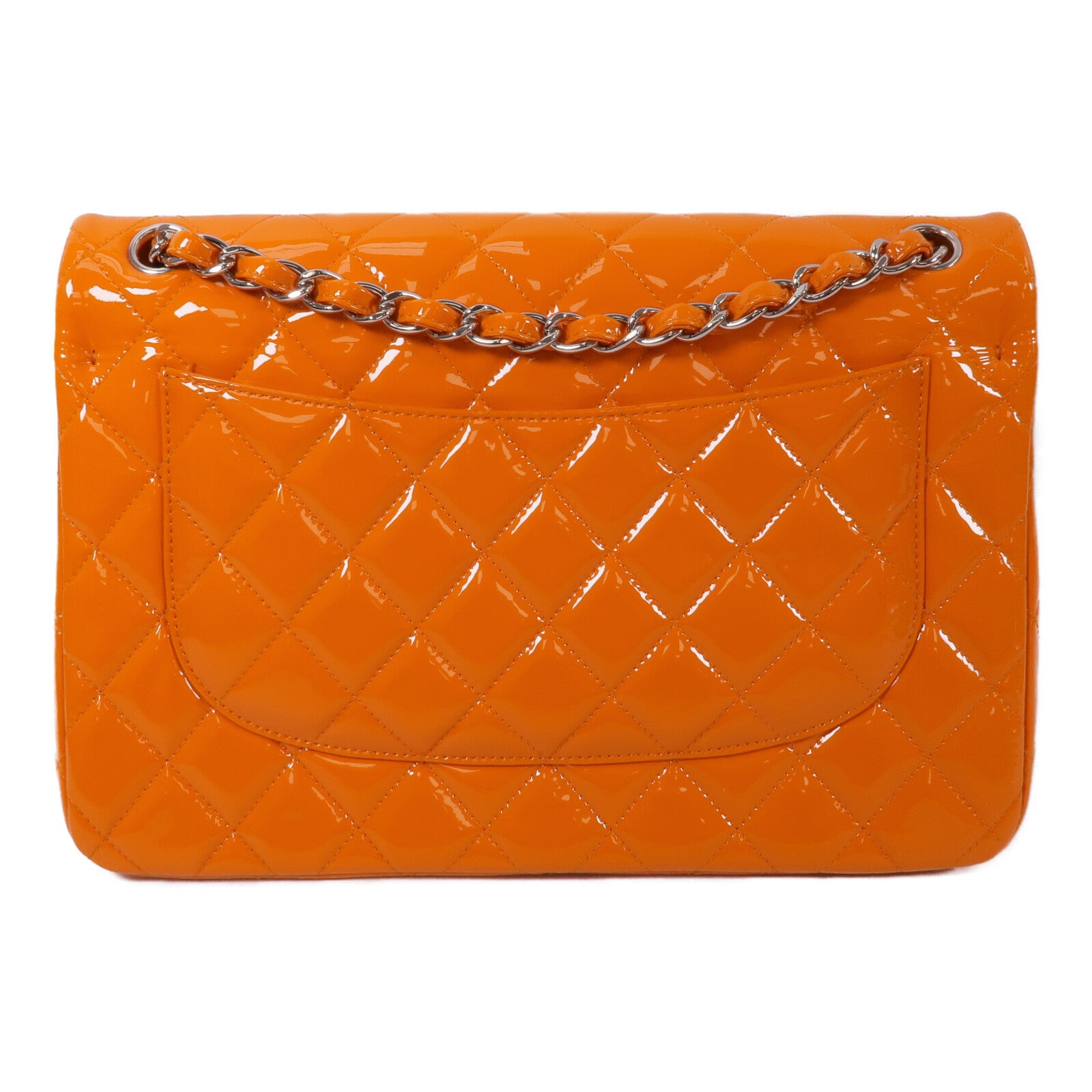 CHANEL 漆皮皮革Large Classic鏈帶肩背袋