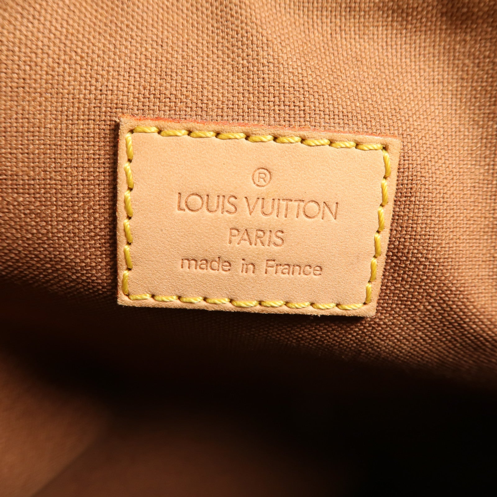 LOUIS VUITTON Monogram Pochette Bosphore金扣肩背袋棕色