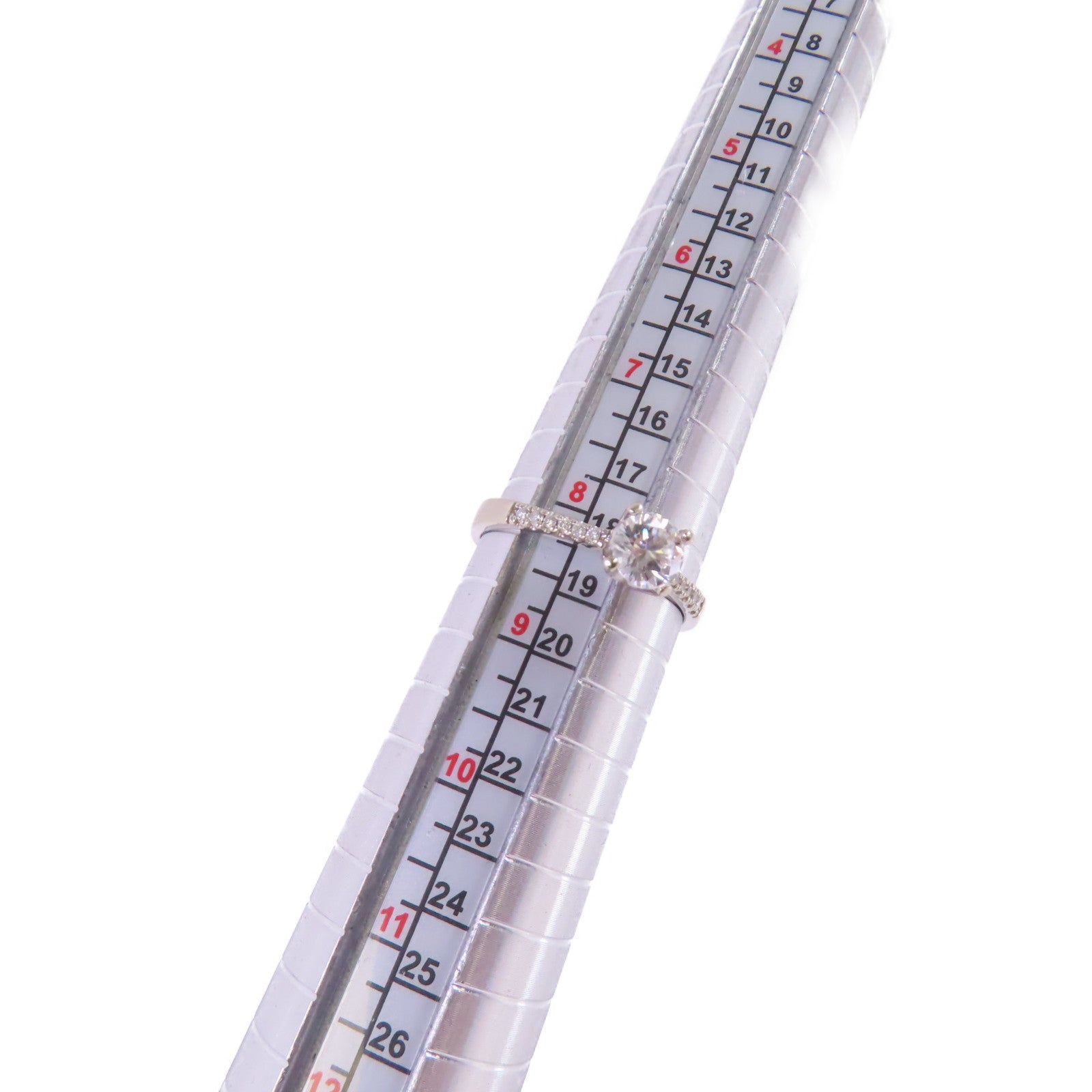 JEWELRY 18K白金/0.63ct鑽石Diamond Ring戒指US#8.25