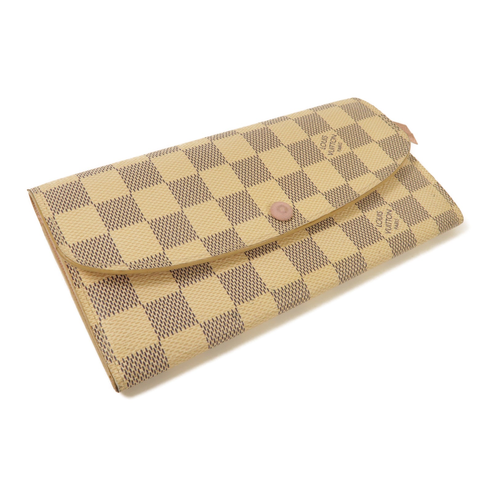 LOUIS VUITTON Damier Azur Emilie長錢包