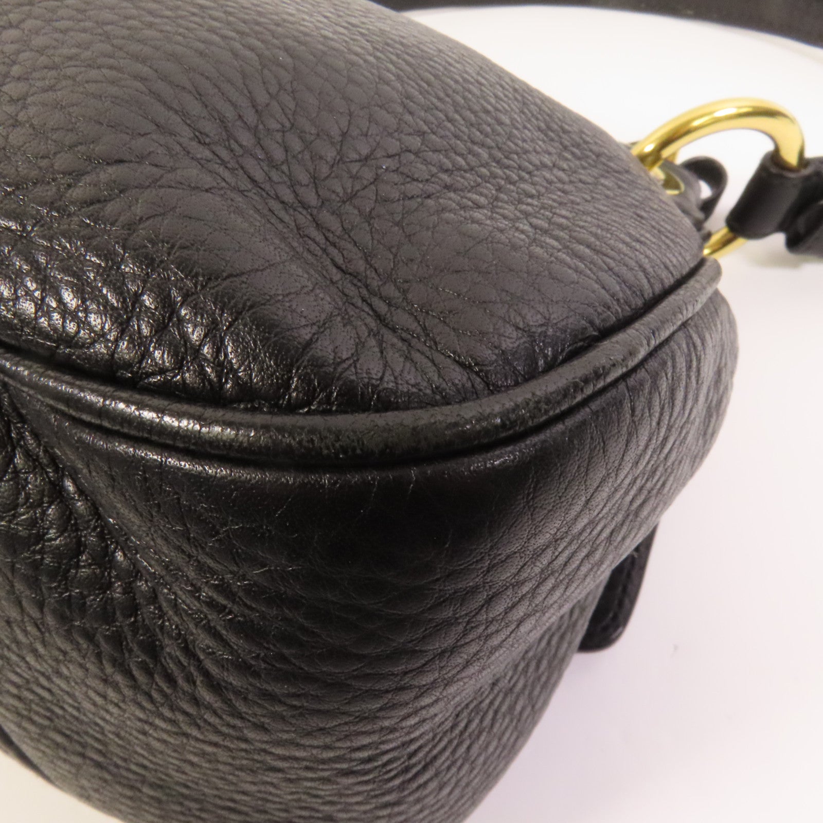 PRADA 牛皮皮革Shoulder Bag金扣肩背袋
