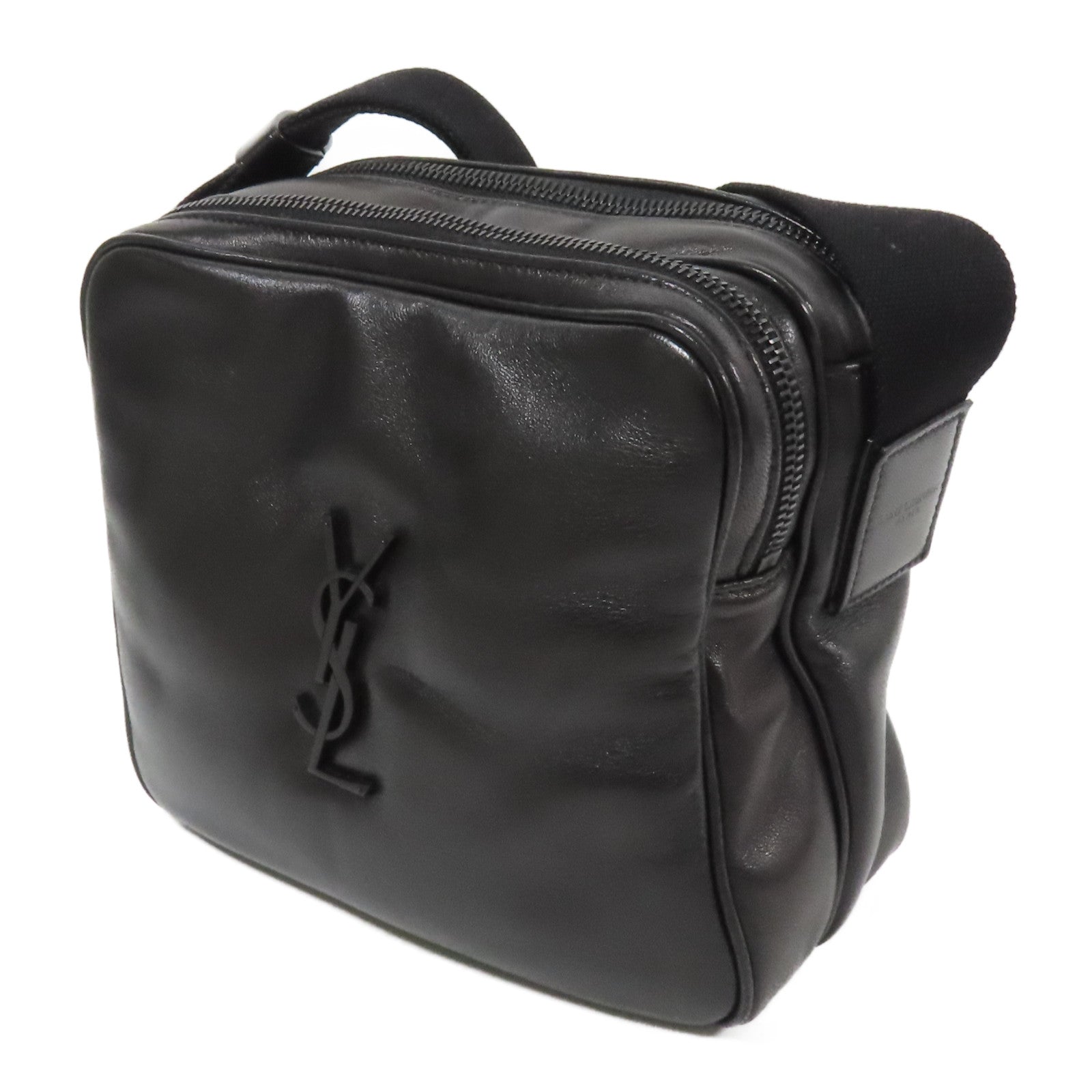 SAINT LAURENT 羊皮皮革Niki Cube肩背袋