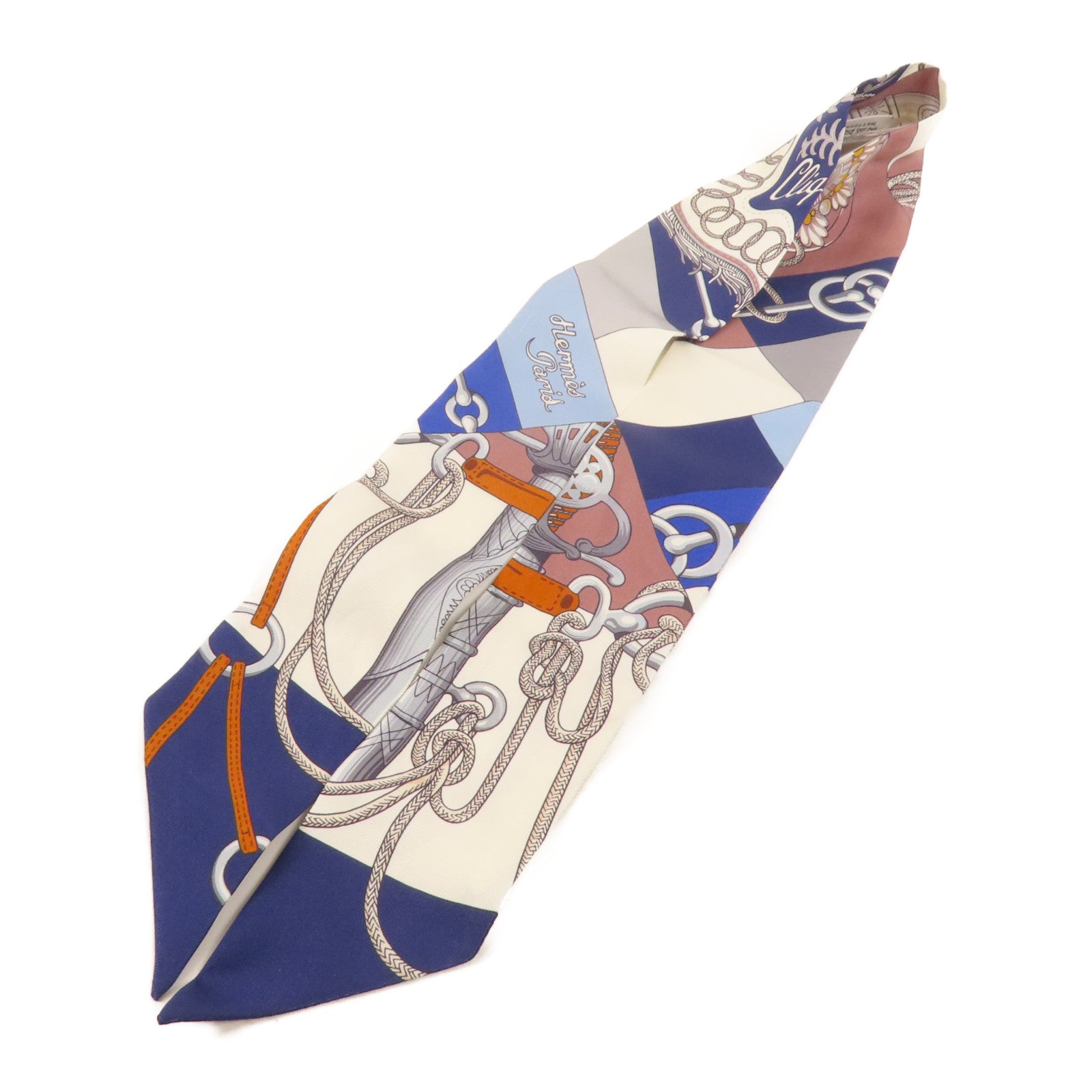 HERMES 絲質Twilly絲巾