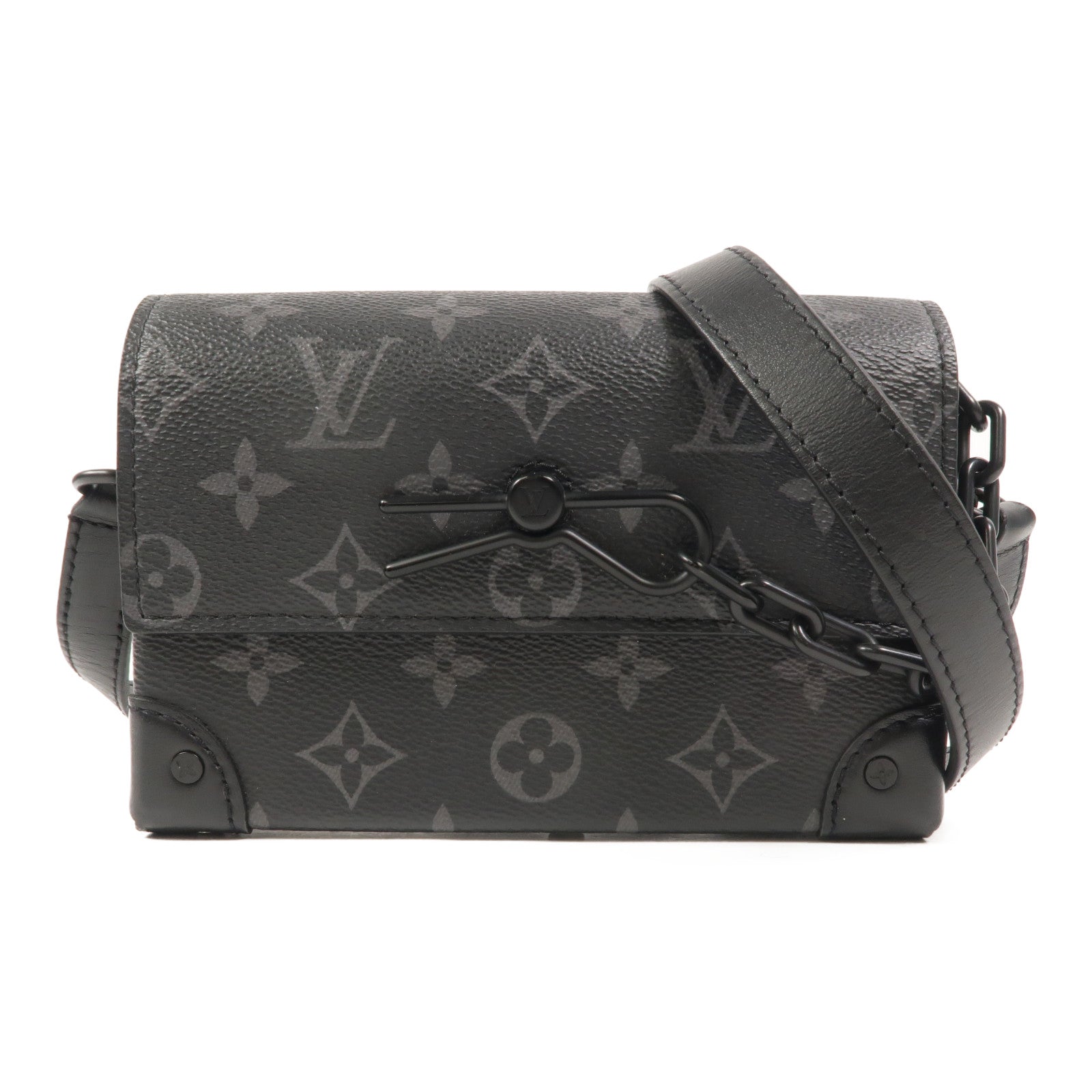 LOUIS VUITTON Monogram Eclipse Steamer Wearable Wallet肩背袋