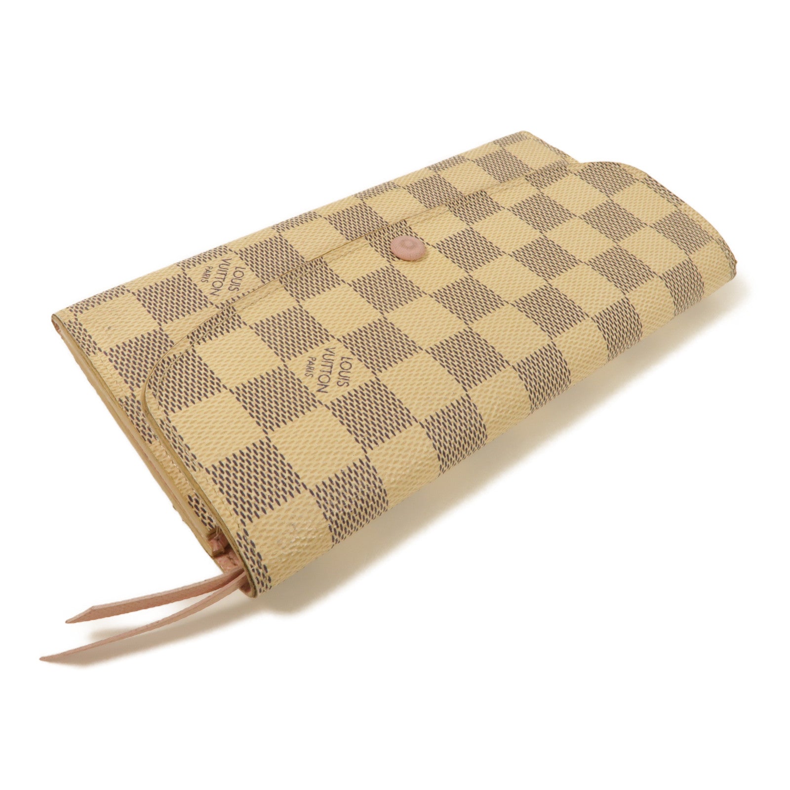 LOUIS VUITTON Damier Azur Emilie長錢包