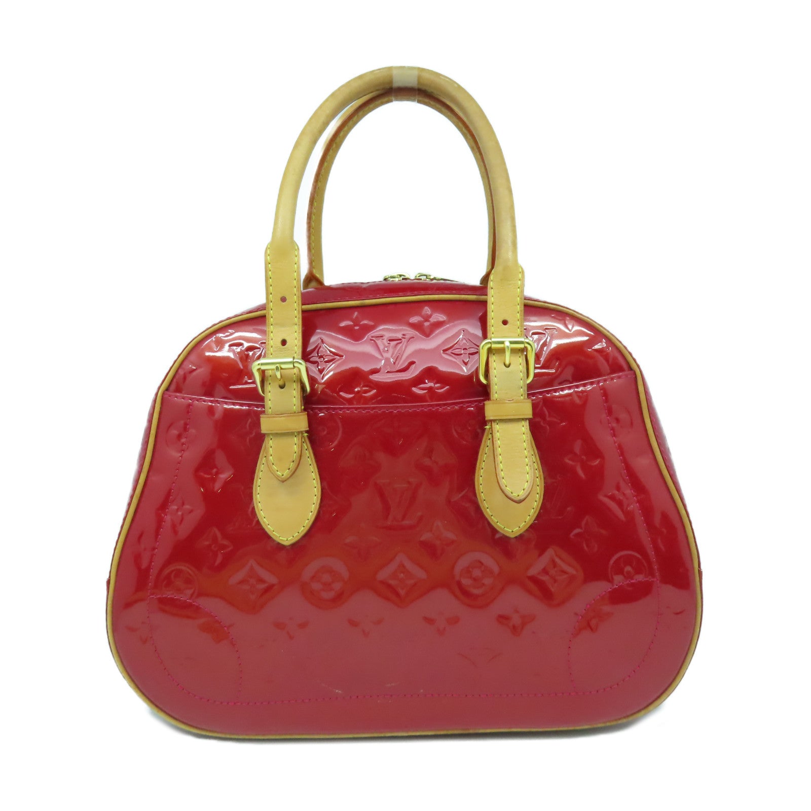 LOUIS VUITTON 【激減優惠】Vernis Summit Drive金扣手挽袋紅色