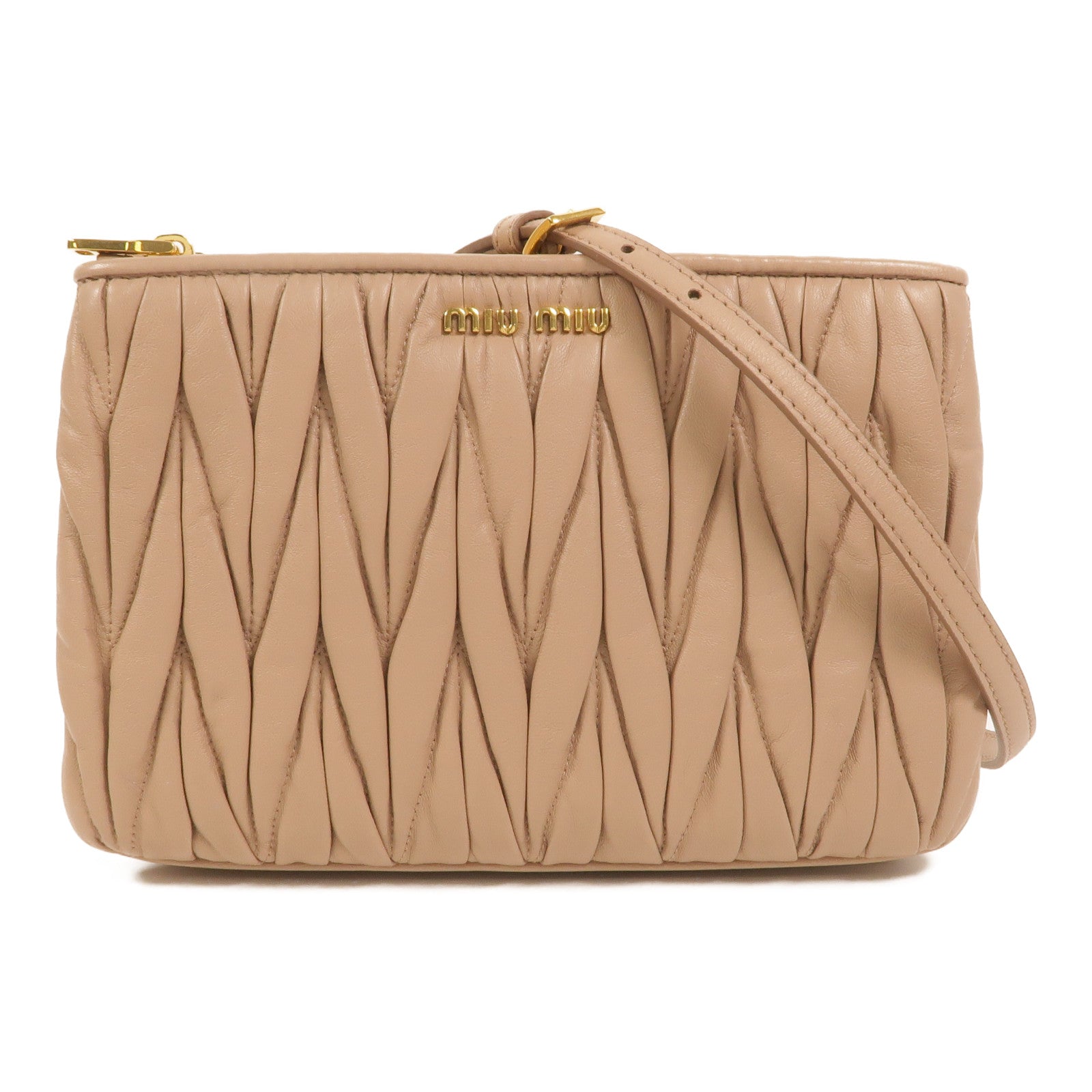 Miu Miu 羊皮皮革Shoulder Bag肩背袋