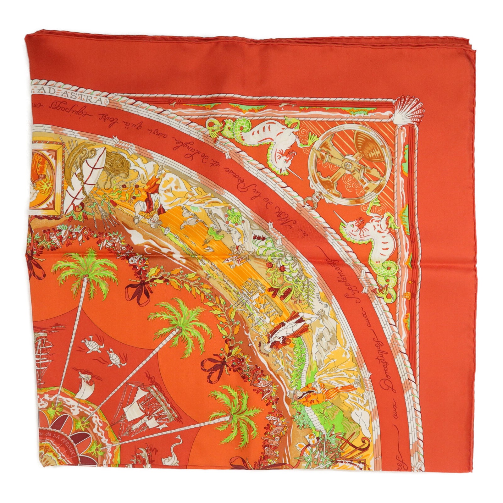 HERMES 絲質Scarf 90x90cm絲巾