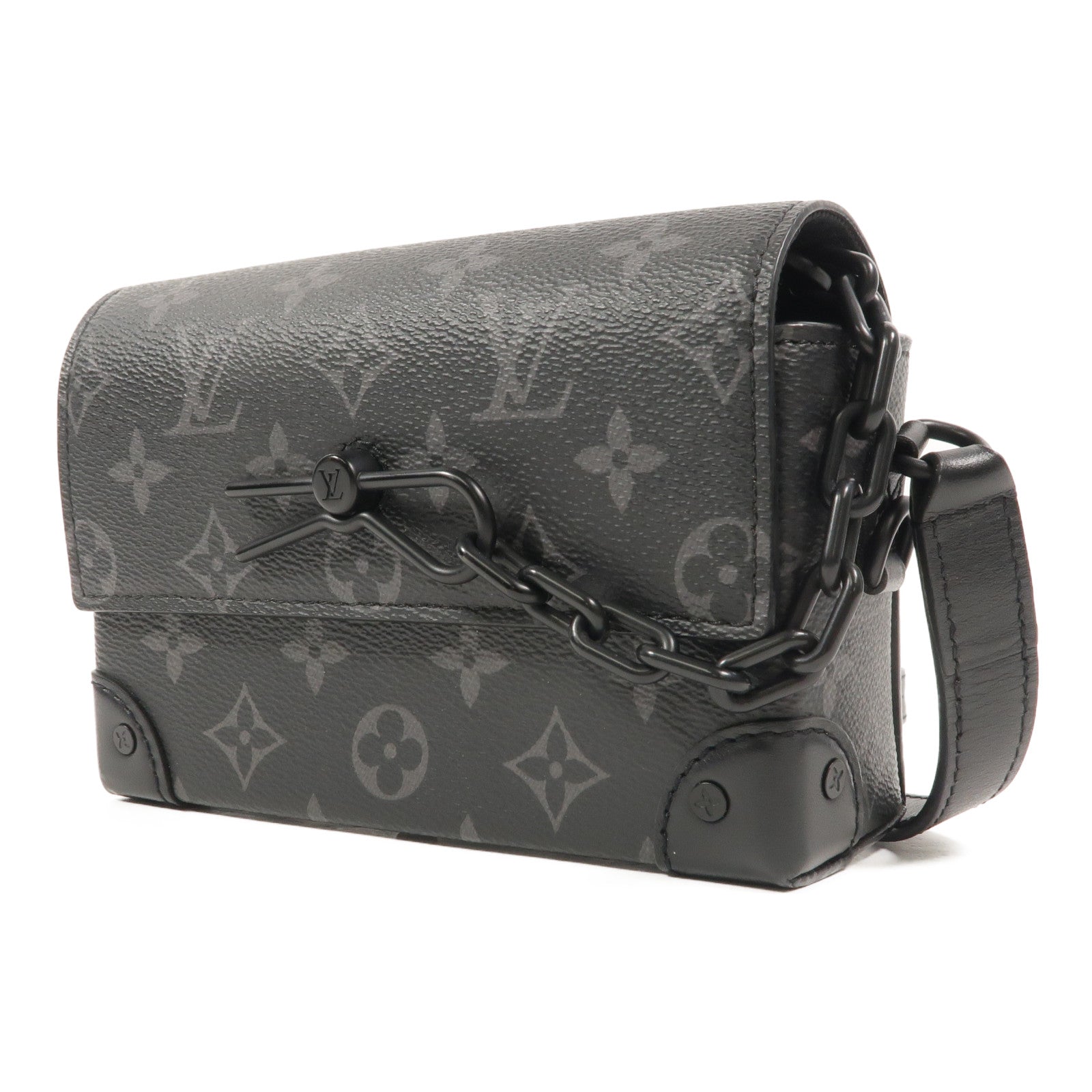LOUIS VUITTON Monogram Eclipse Steamer Wearable Wallet肩背袋