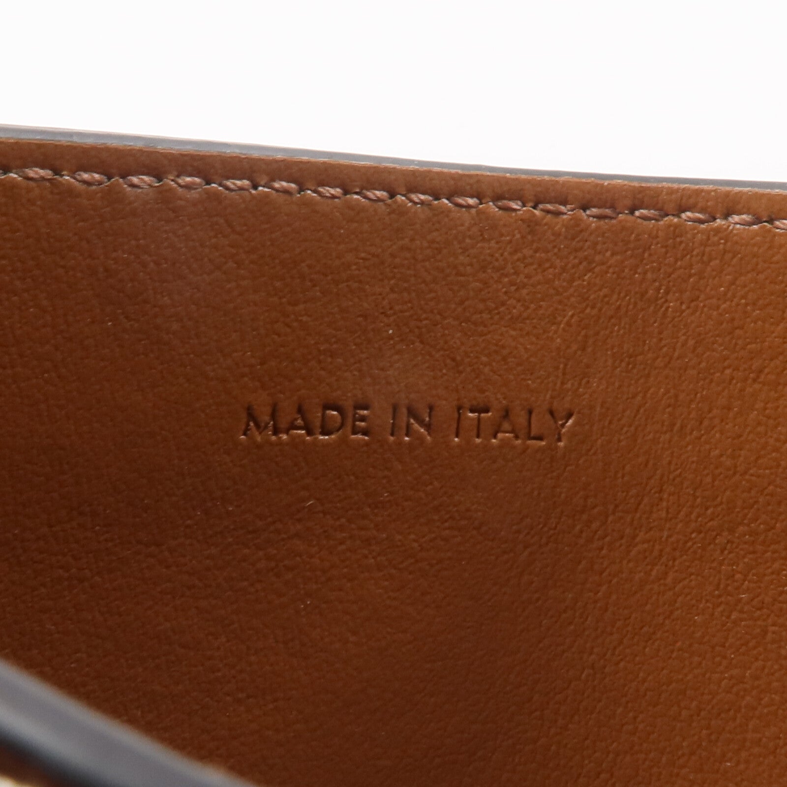 CELINE 塗層帆布/皮革Card Case卡片套