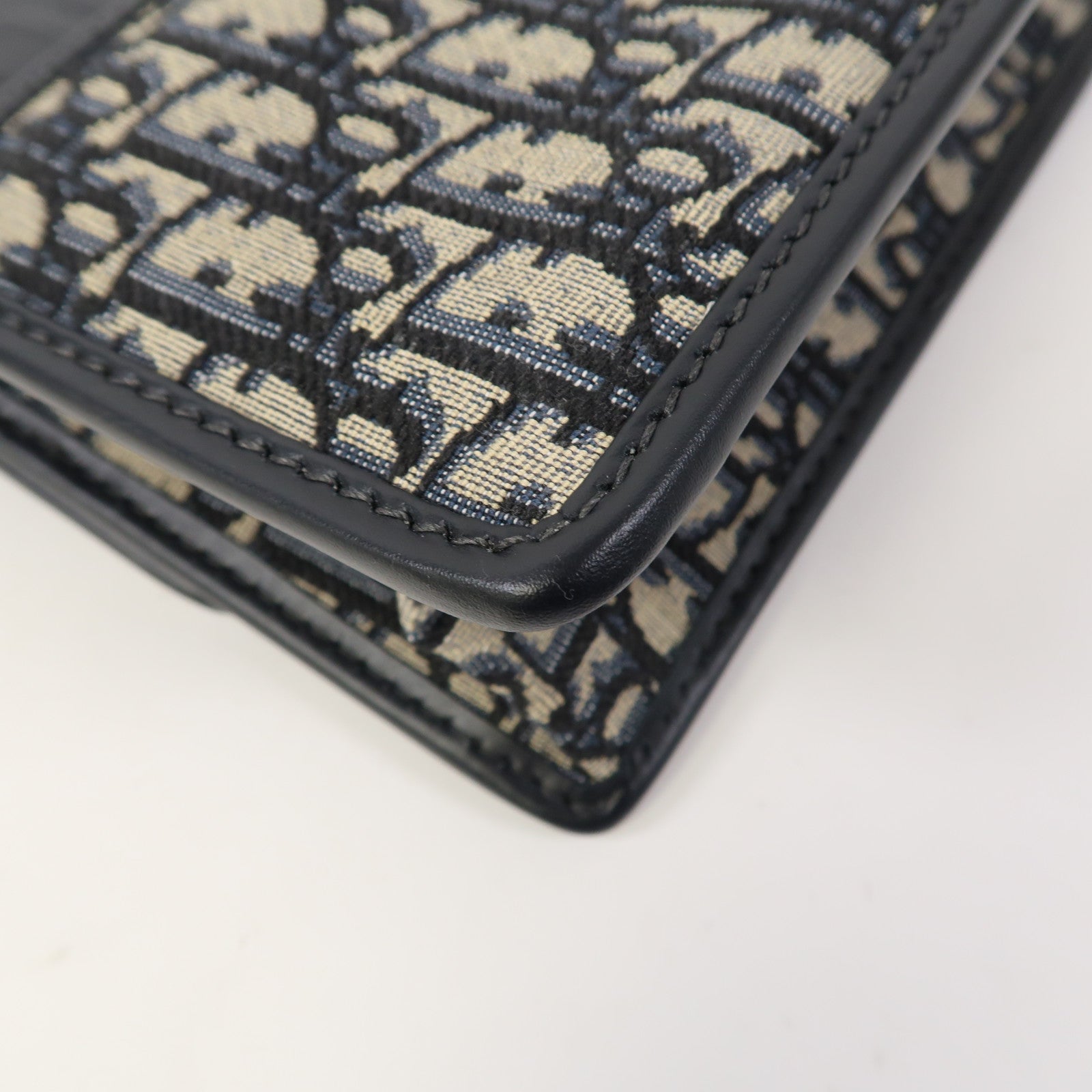 Dior Oblique帆布30 Montaigne金扣鏈帶肩背袋深藍色