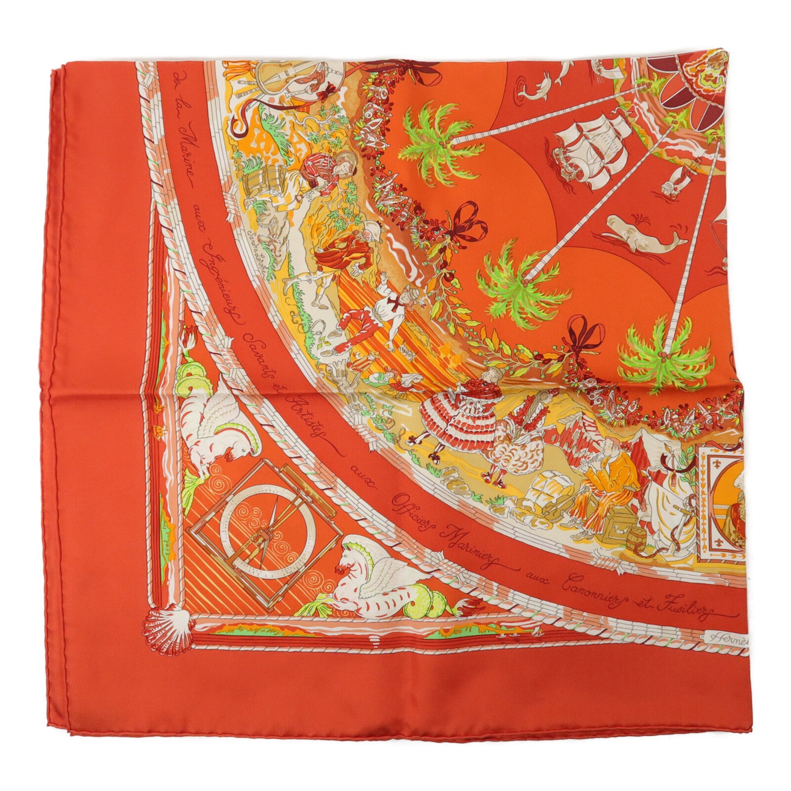 HERMES 絲質Scarf 90x90cm絲巾