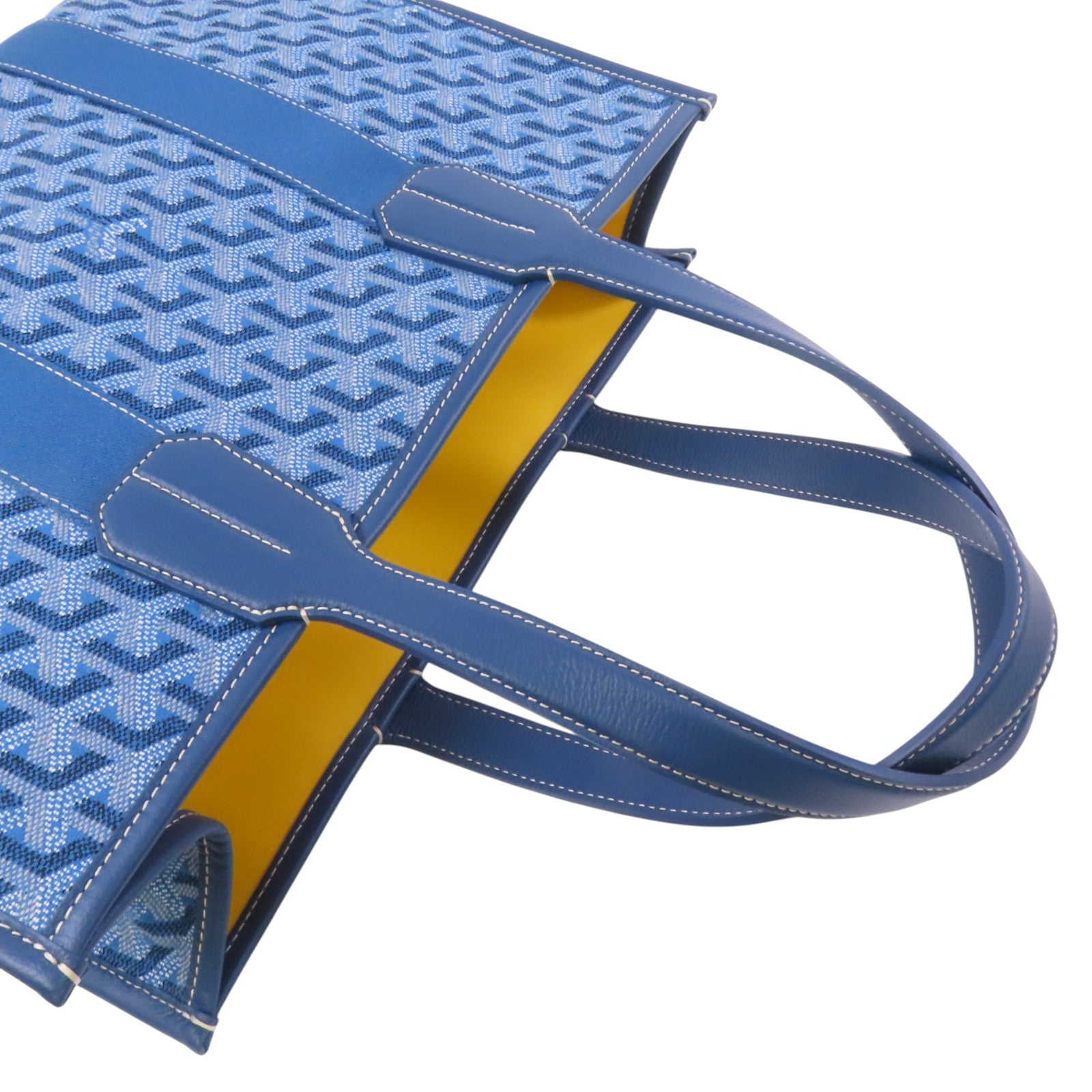 GOYARD 【激減優惠】牛皮皮革/帆布Cabas Villette Jacquard PM肩背袋