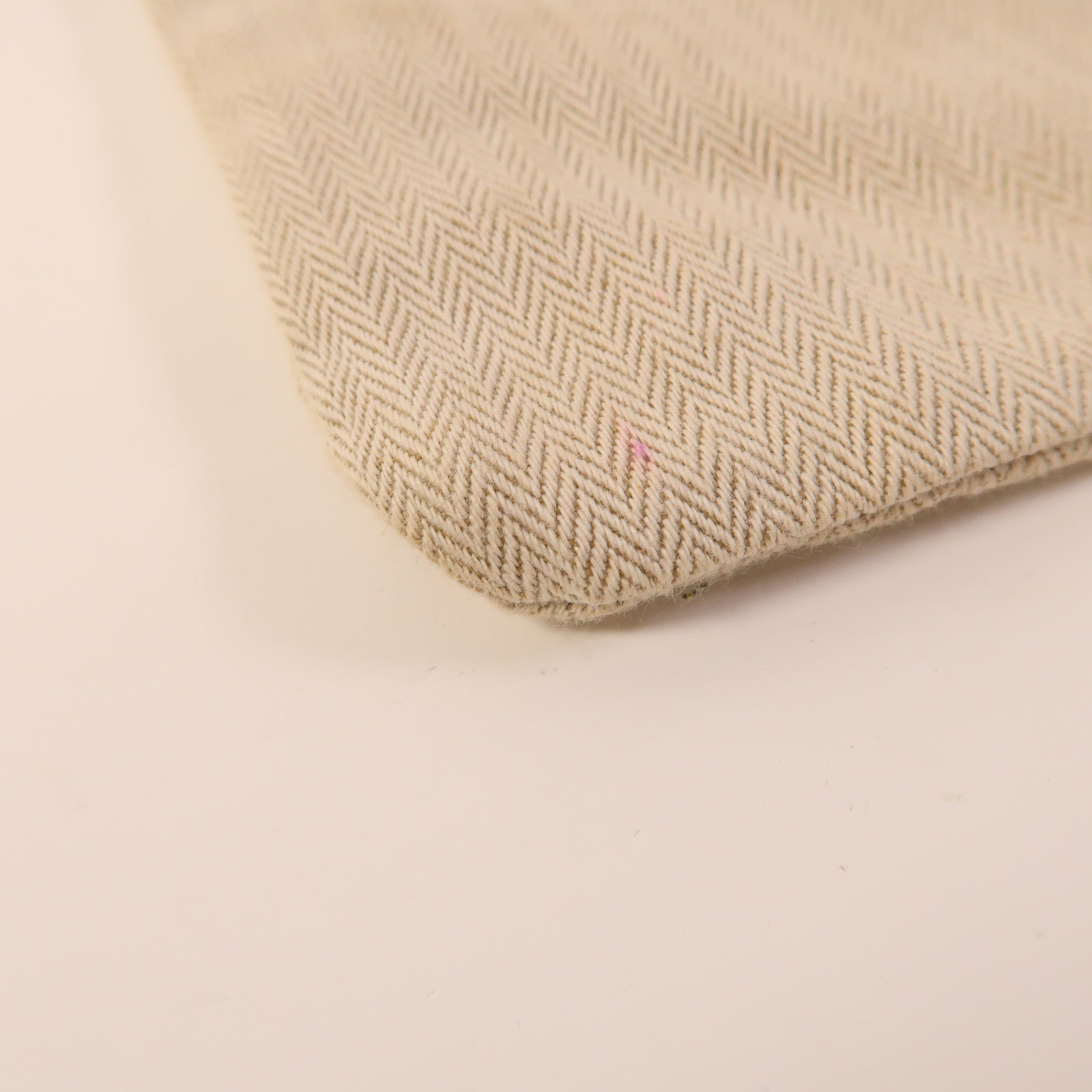 HERMES 帆布Aline銀扣肩背袋