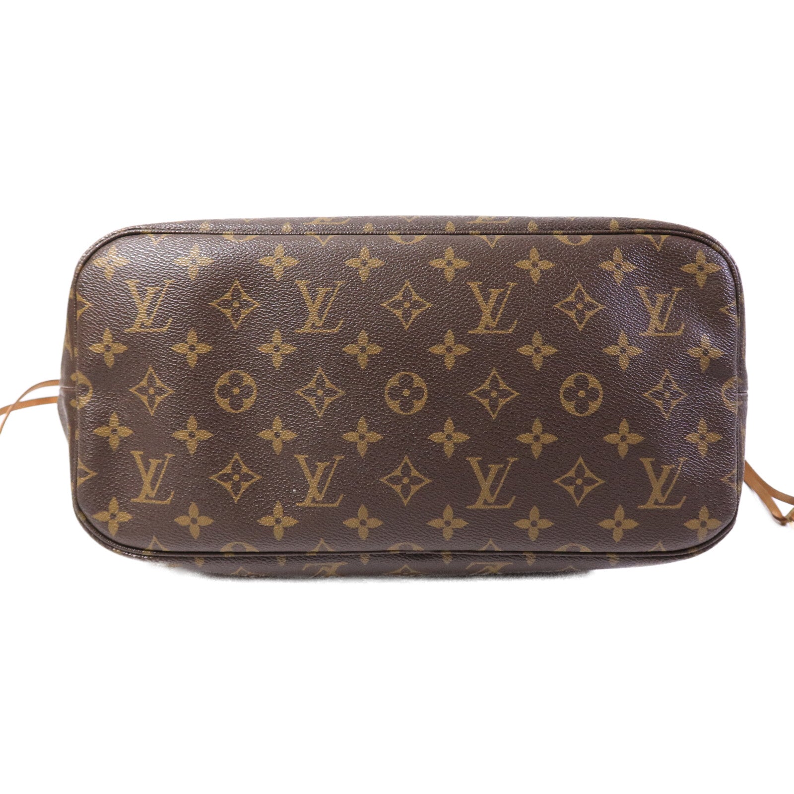 LOUIS VUITTON Monogram Neverfull MM金扣手挽袋