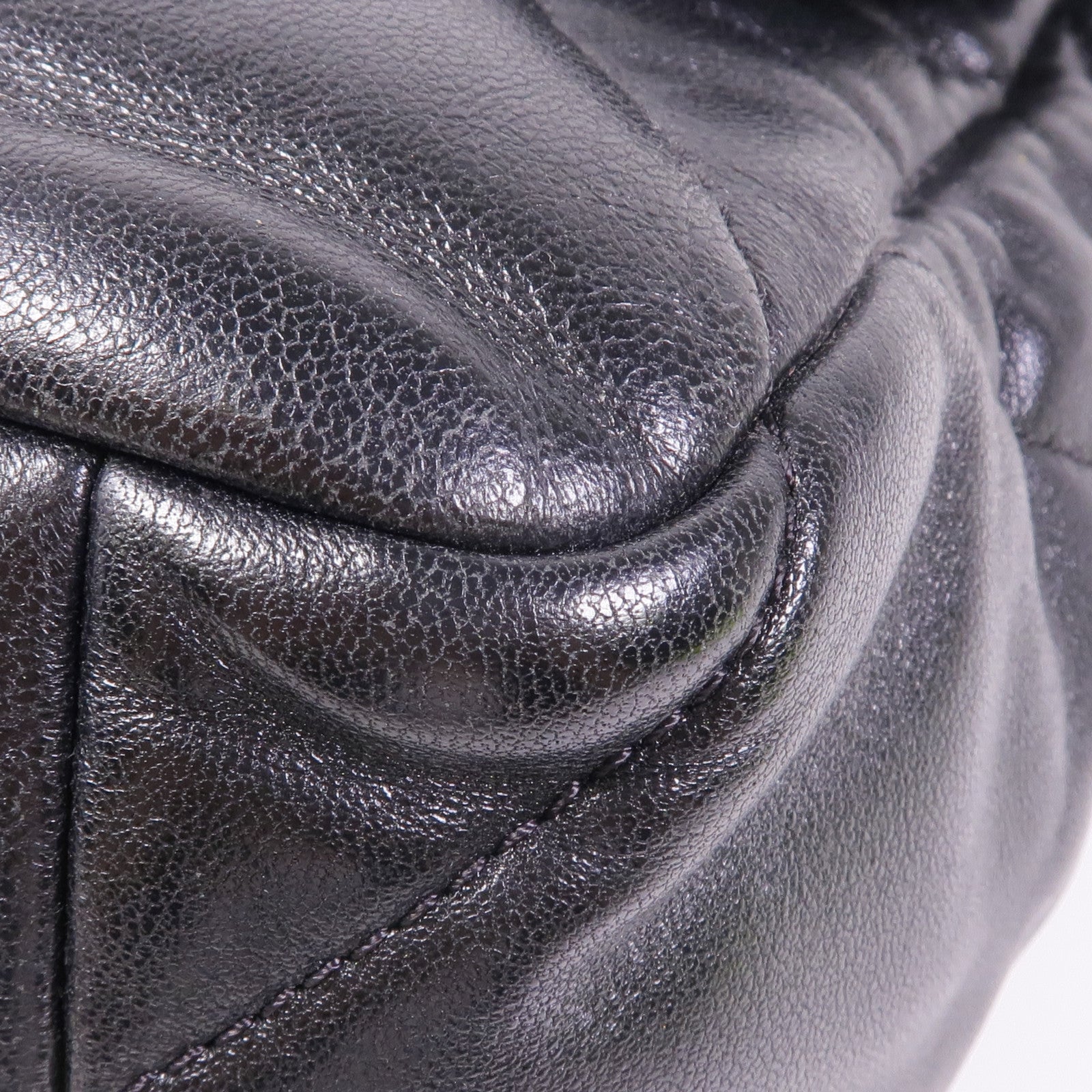 CHANEL 羊皮皮革Chanel 19金扣/銀扣手挽肩背兩用袋