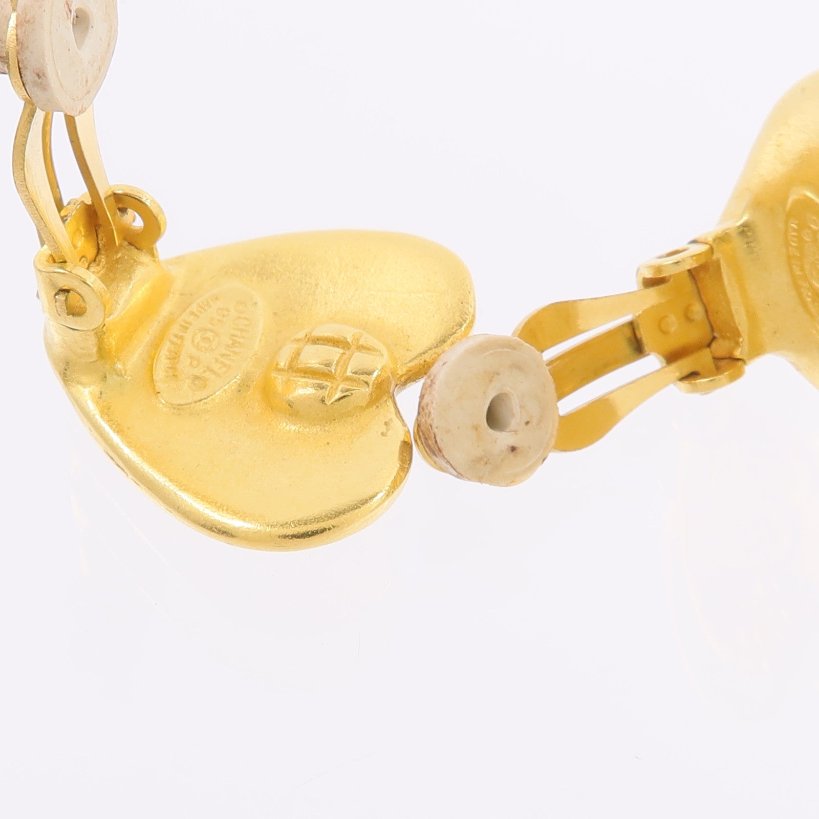 CHANEL 金屬Vintage Heart Clip On Earrings耳環