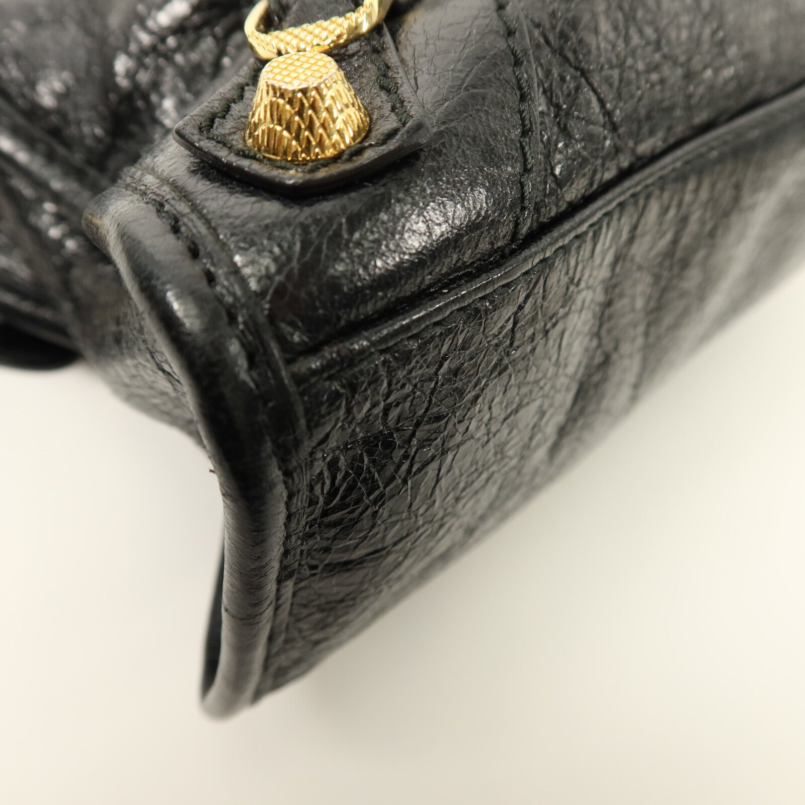 BALENCIAGA 牛皮皮革Le City Mini手挽肩背兩用袋