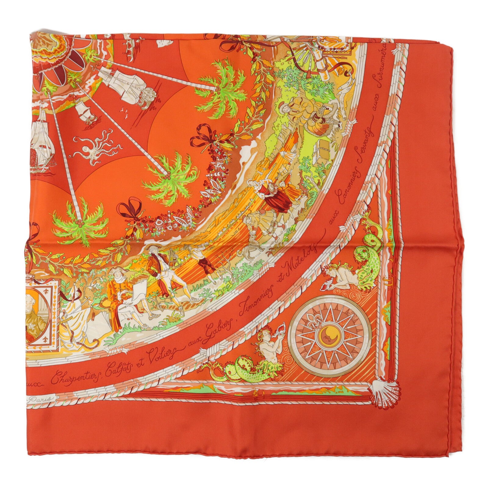 HERMES 絲質Scarf 90x90cm絲巾