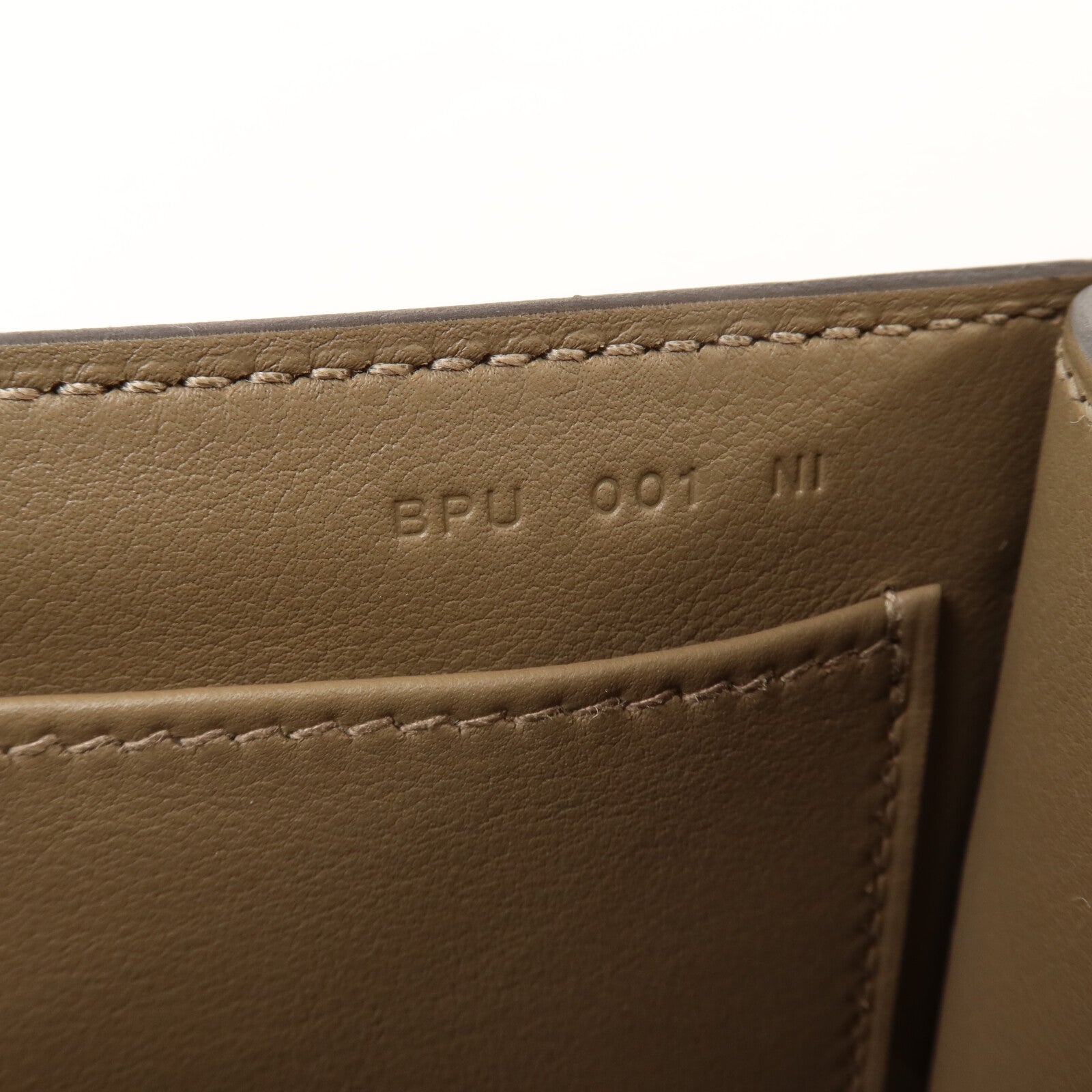 HERMES Chevre皮革Geta肩背袋Etoupe