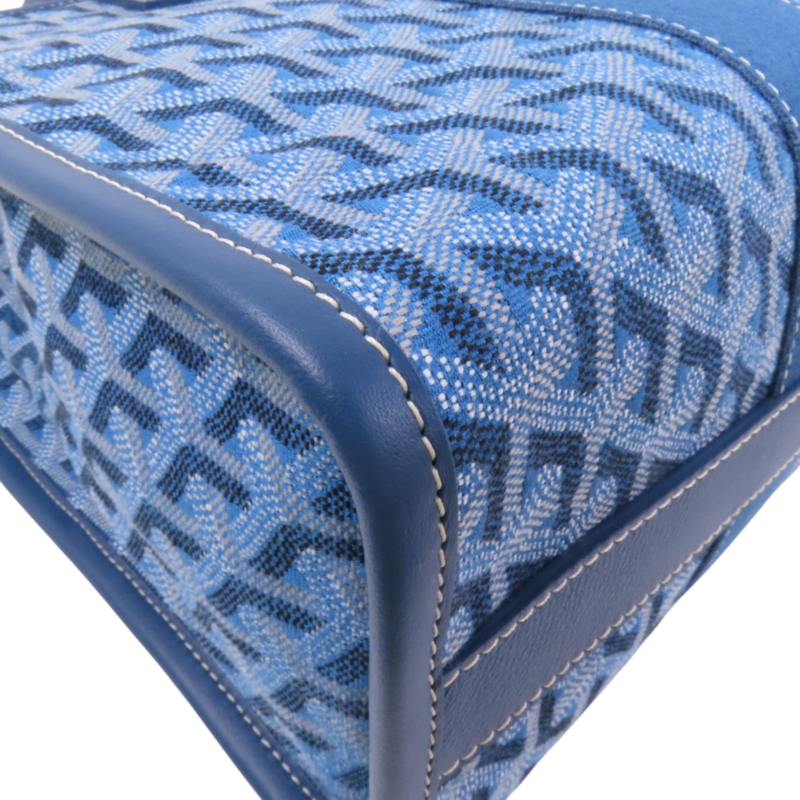 GOYARD 牛皮皮革/帆布Cabas Villette Jacquard PM肩背袋