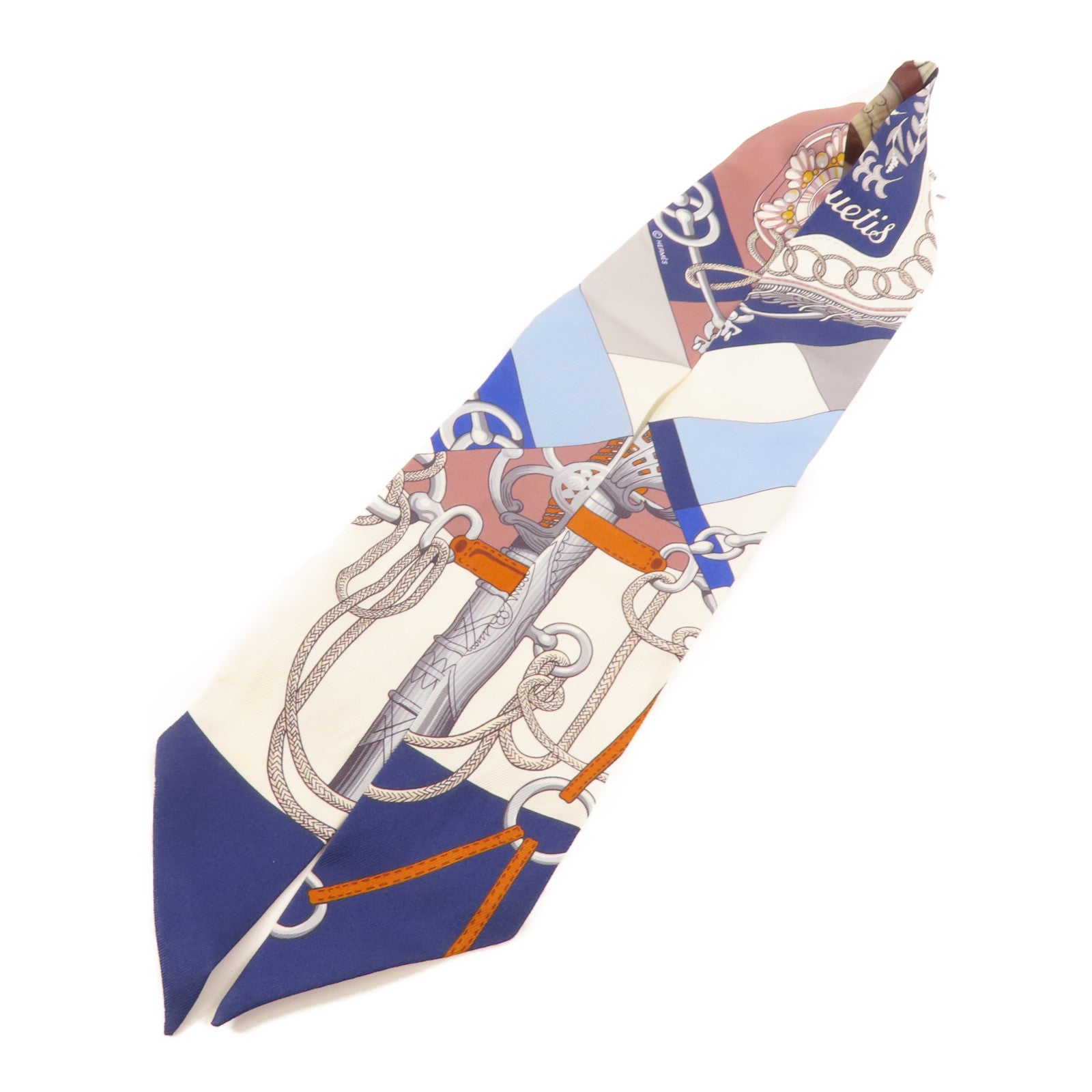 HERMES 絲質Twilly絲巾