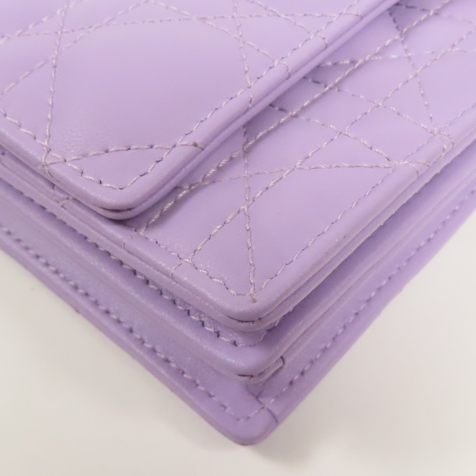 Dior 羊皮皮革My Dior Mini Bag金扣鏈帶手挽肩背兩用袋
