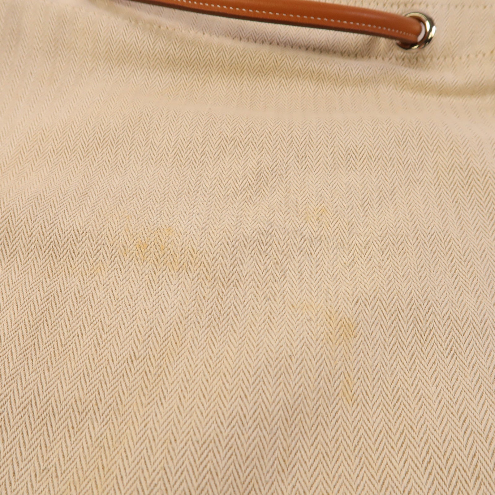 HERMES 帆布Aline銀扣肩背袋