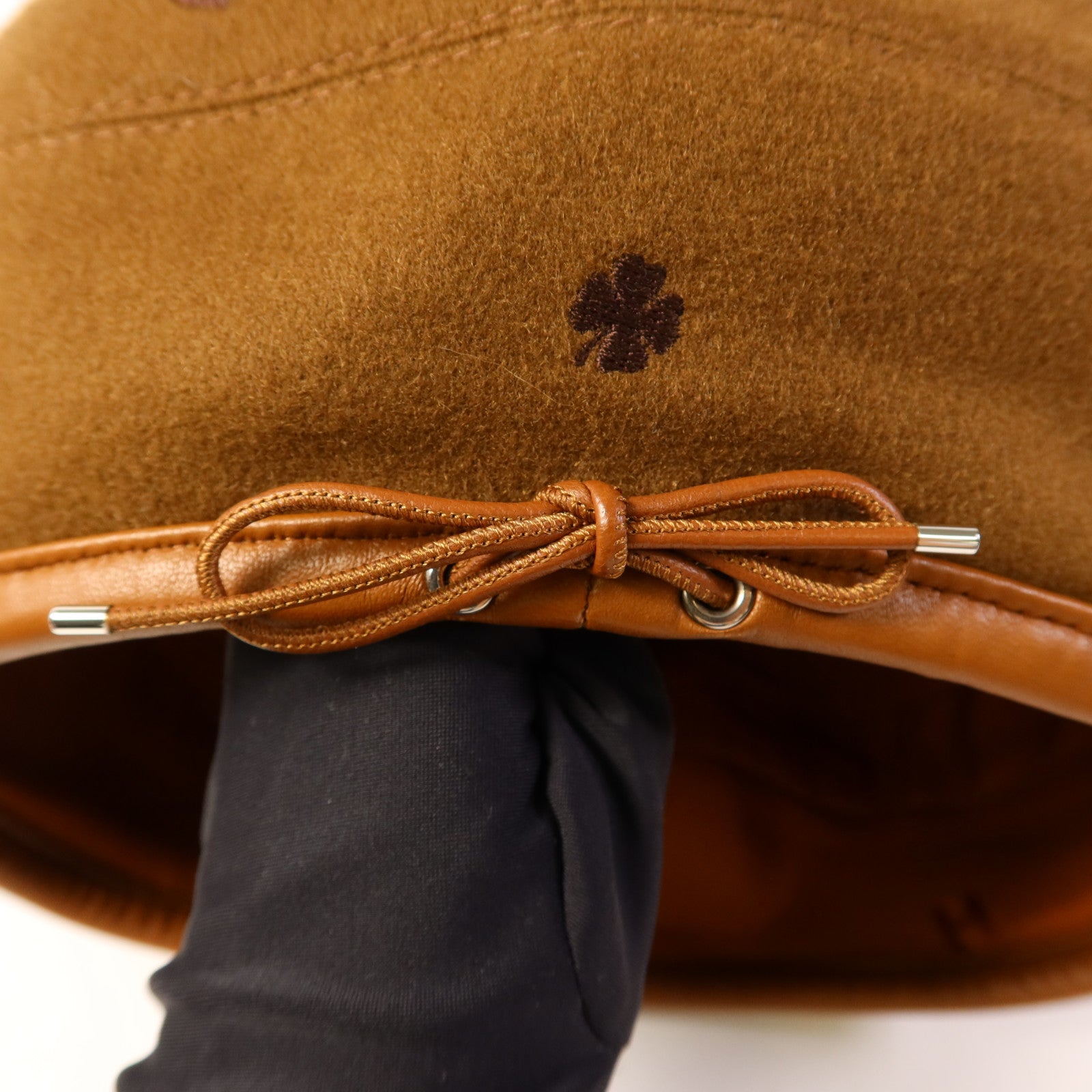 HERMES 羊絨Beret帽子