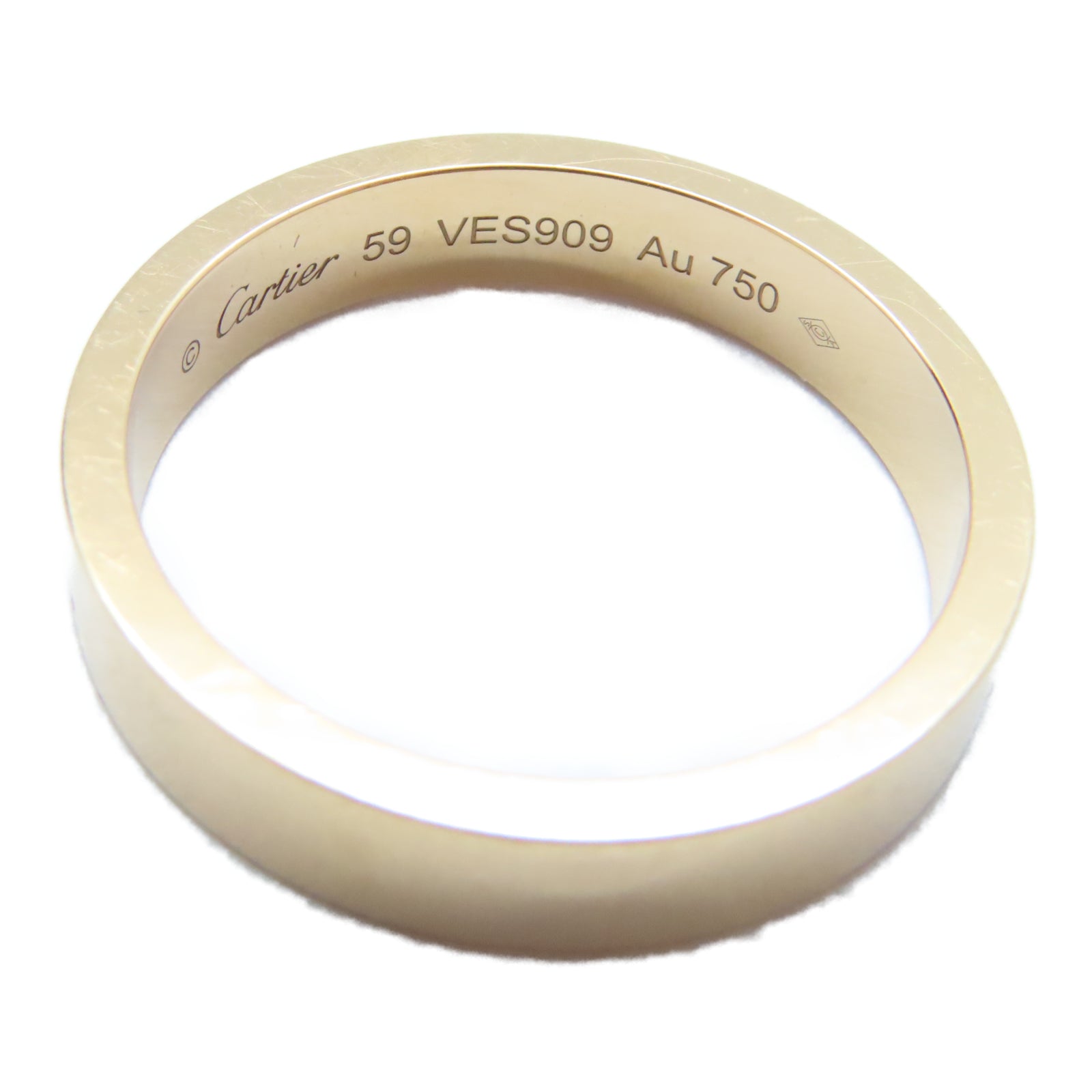 CARTIER 18K玫瑰金C de Cartier Wedding Ring戒指Cartier#59/US#8.5