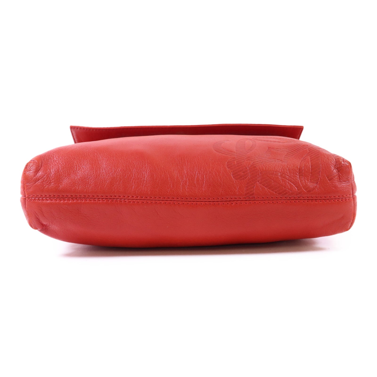 LOEWE 羊皮皮革Shoulder Bag金扣手挽袋
