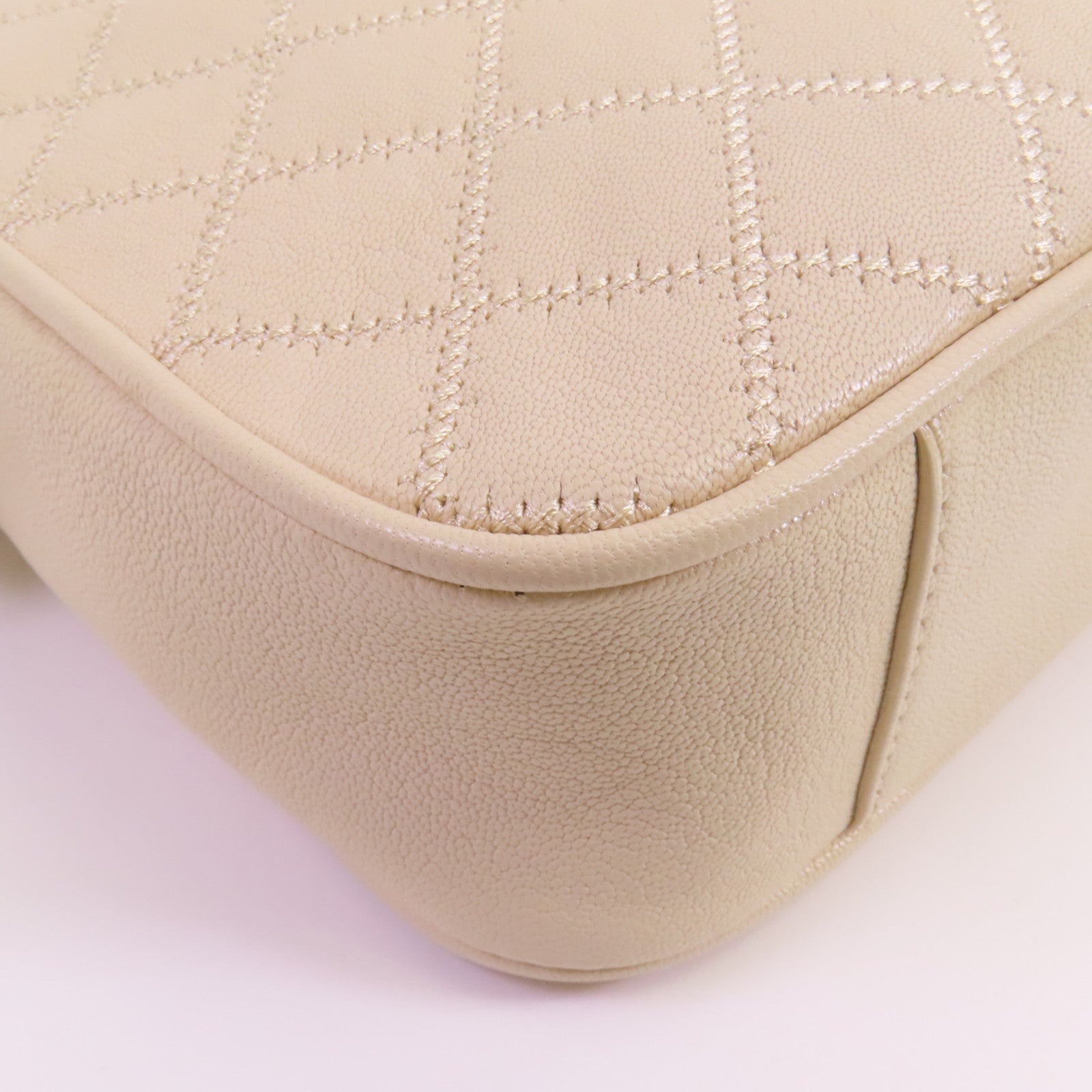 Tory Burch 牛皮皮革Shoulder Bag銀扣鏈帶肩背袋