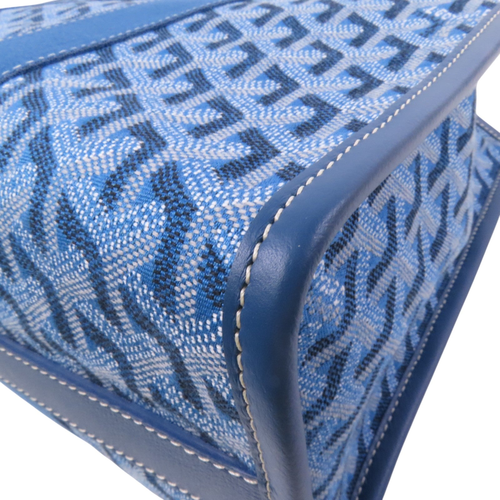 GOYARD 【激減優惠】牛皮皮革/帆布Cabas Villette Jacquard PM肩背袋