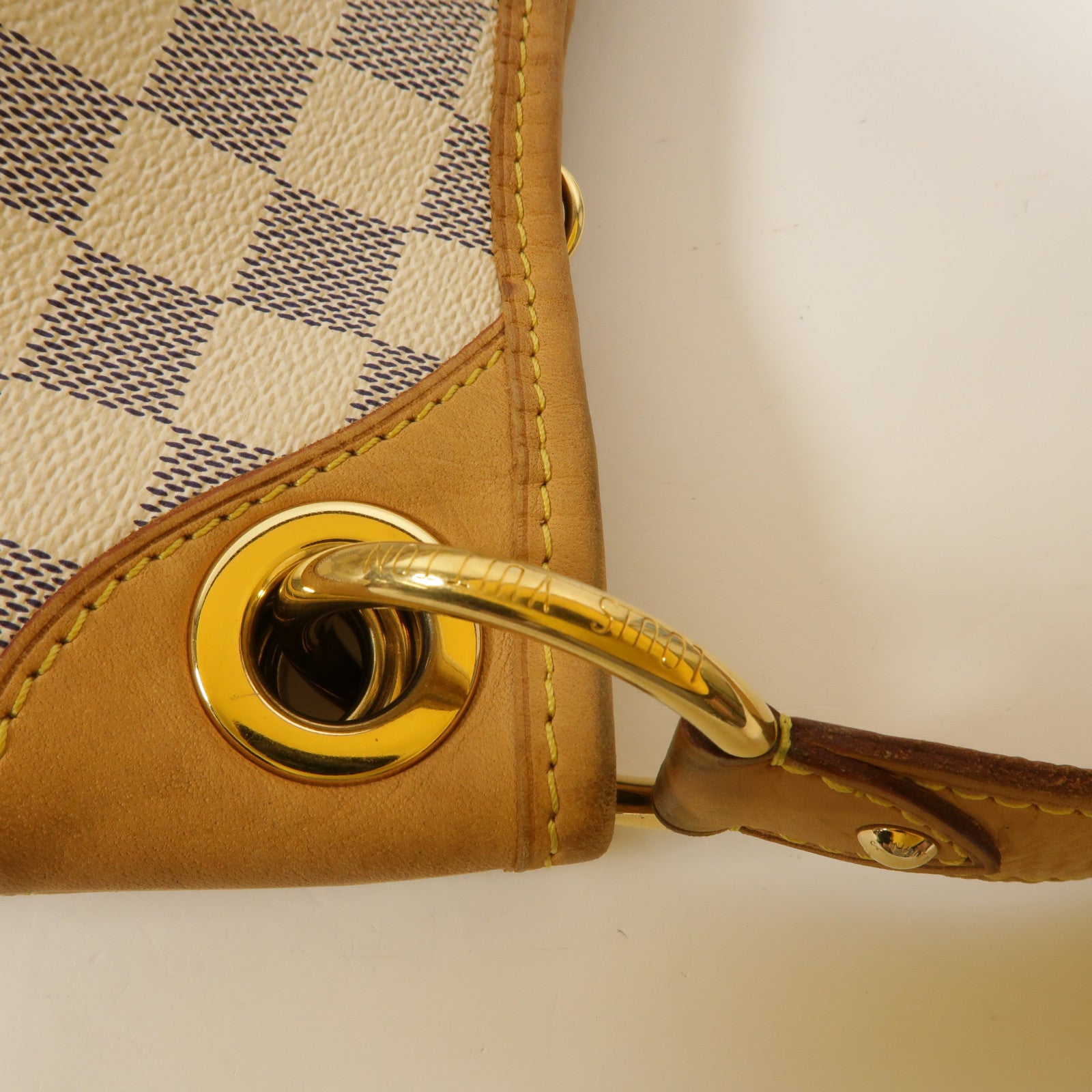 LOUIS VUITTON Damier Azur Galliera PM肩背袋