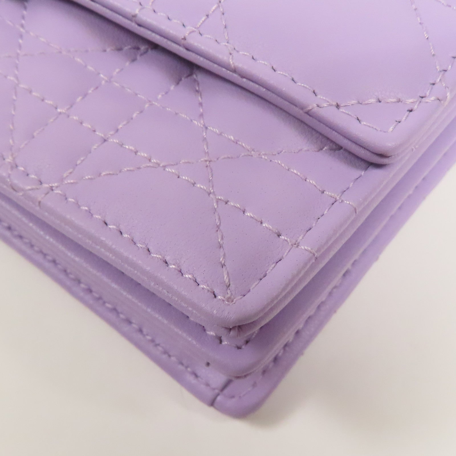 Dior 羊皮皮革My Dior Mini Bag金扣鏈帶手挽肩背兩用袋