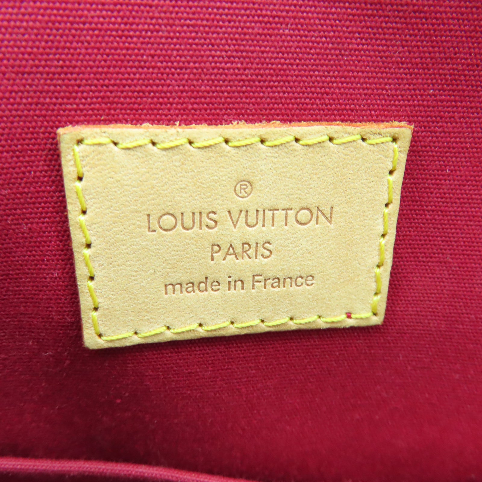LOUIS VUITTON 【激減優惠】Vernis Summit Drive金扣手挽袋紅色