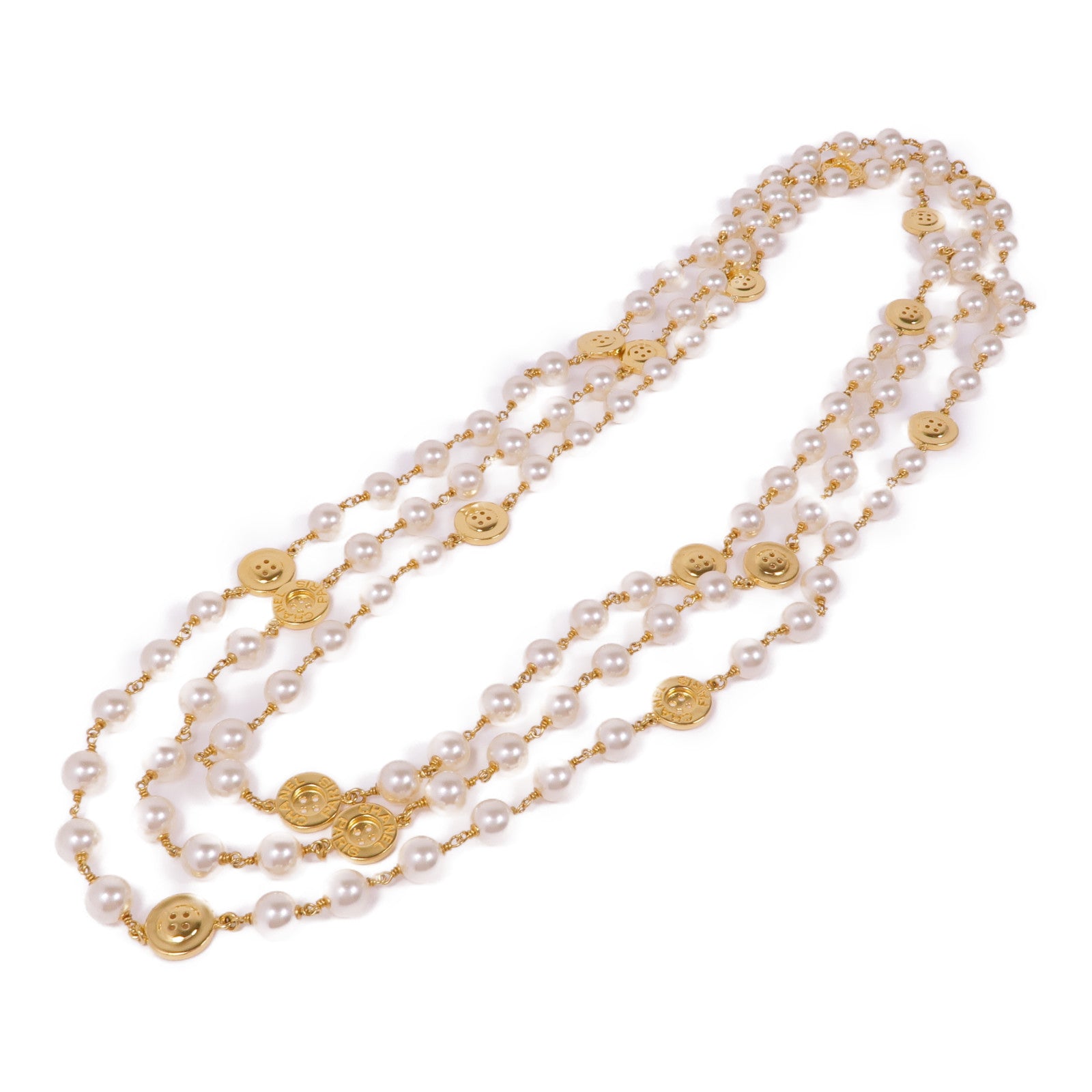 CHANEL PVC/金屬Necklace項鍊