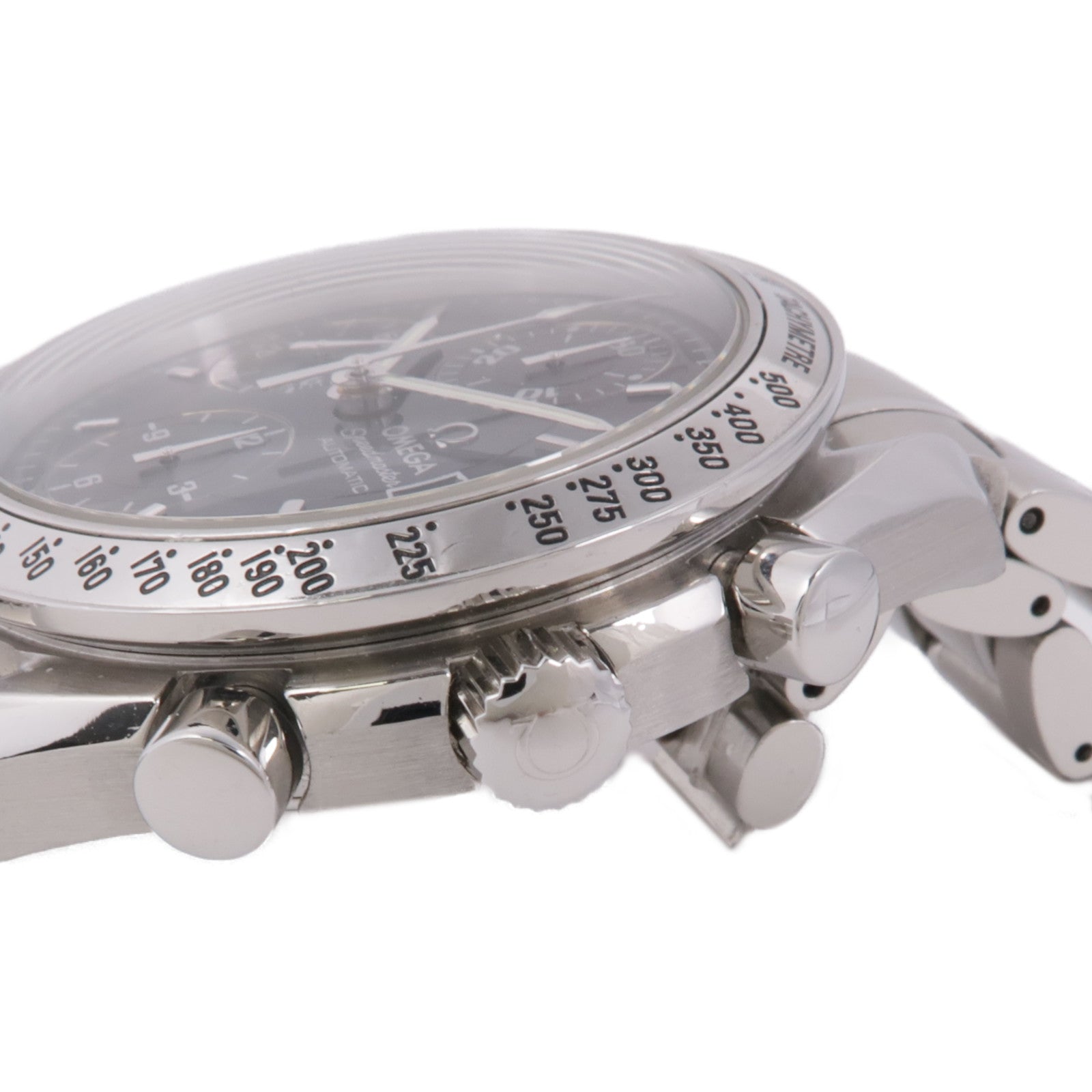 OMEGA Speedmaster Date 3513.50 Automatic Watch Stainless Steel Black