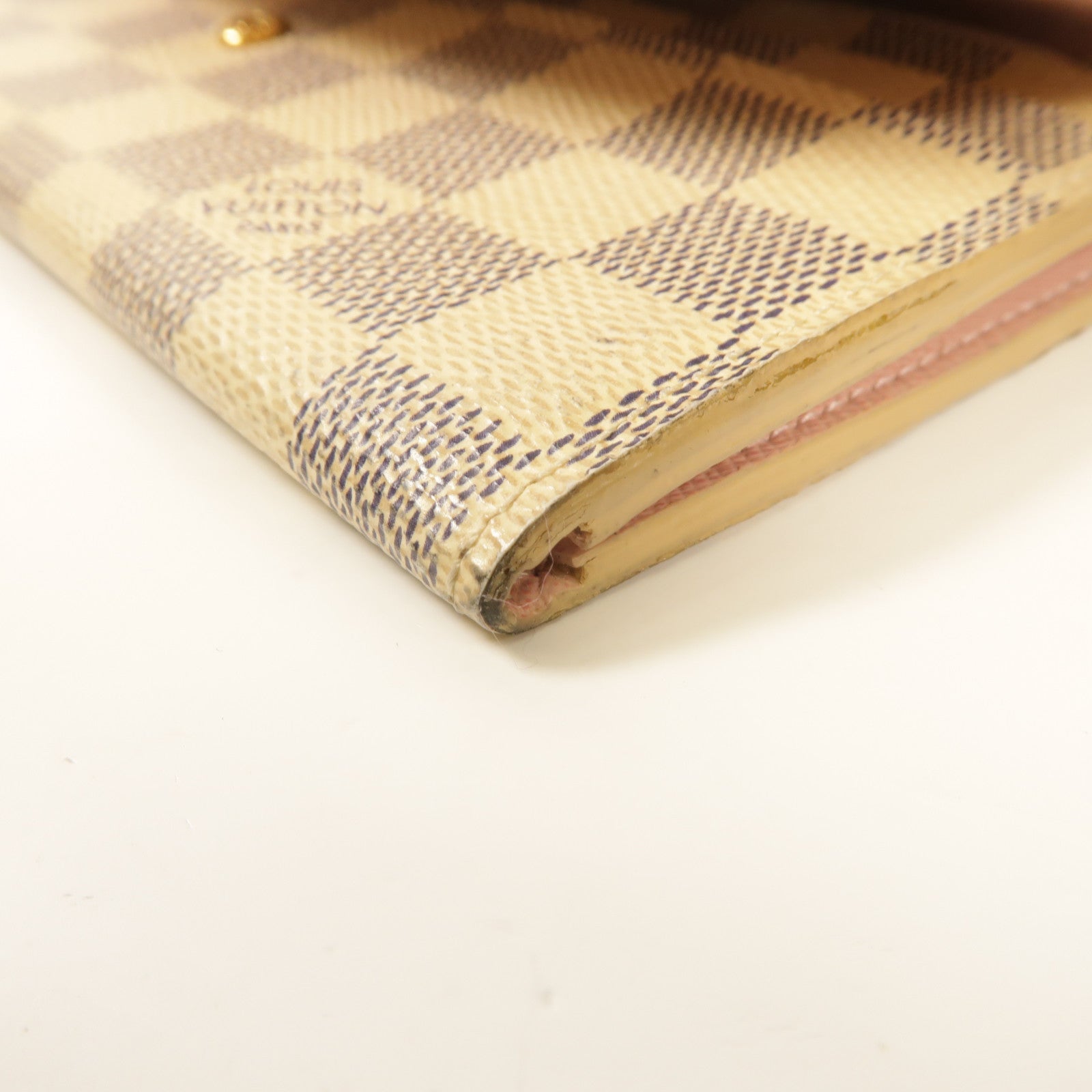LOUIS VUITTON Damier Azur Emilie長錢包