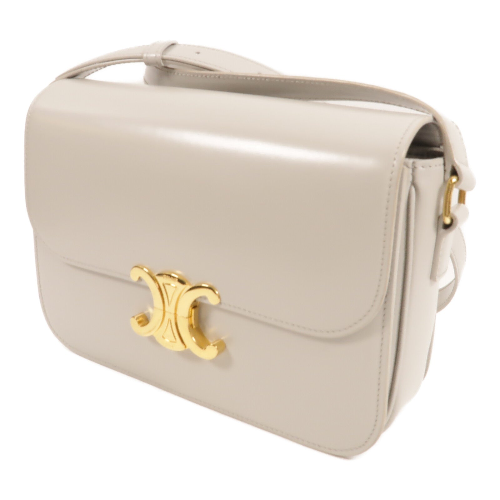 CELINE 牛皮皮革Classique Triomphe Medium肩背袋