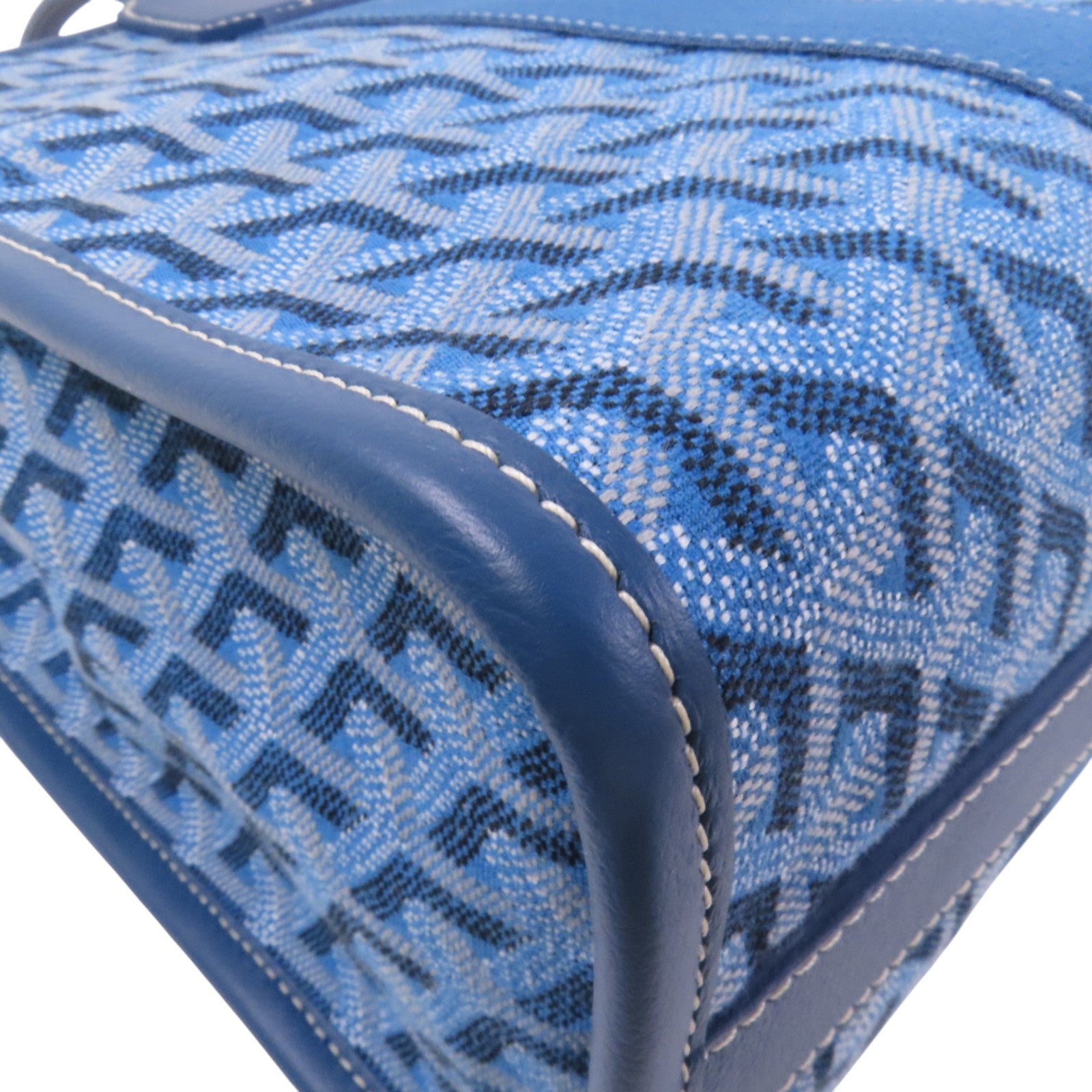 GOYARD 牛皮皮革/帆布Cabas Villette Jacquard PM肩背袋