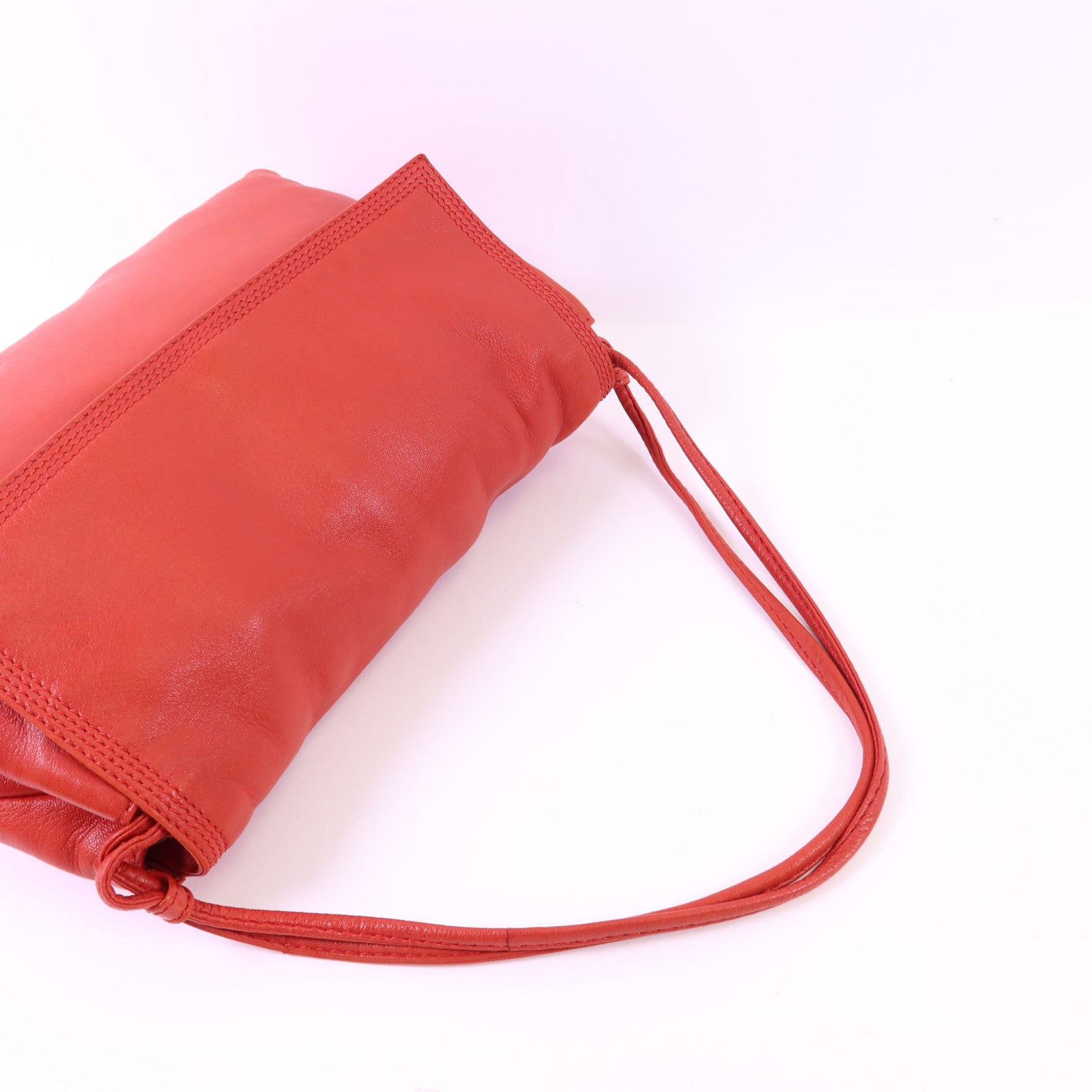 LOEWE 羊皮皮革Shoulder Bag金扣手挽袋